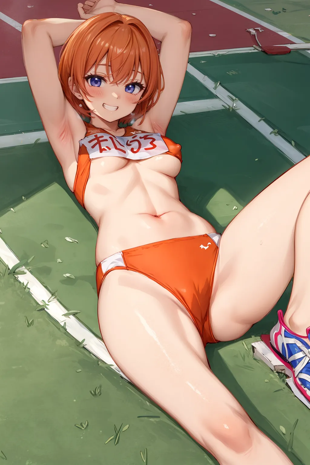 【「陸上」AIエロ画像（イラスト・アニメ・二次元風）160枚まとめ！(6ページ目)のエロ画像9枚目