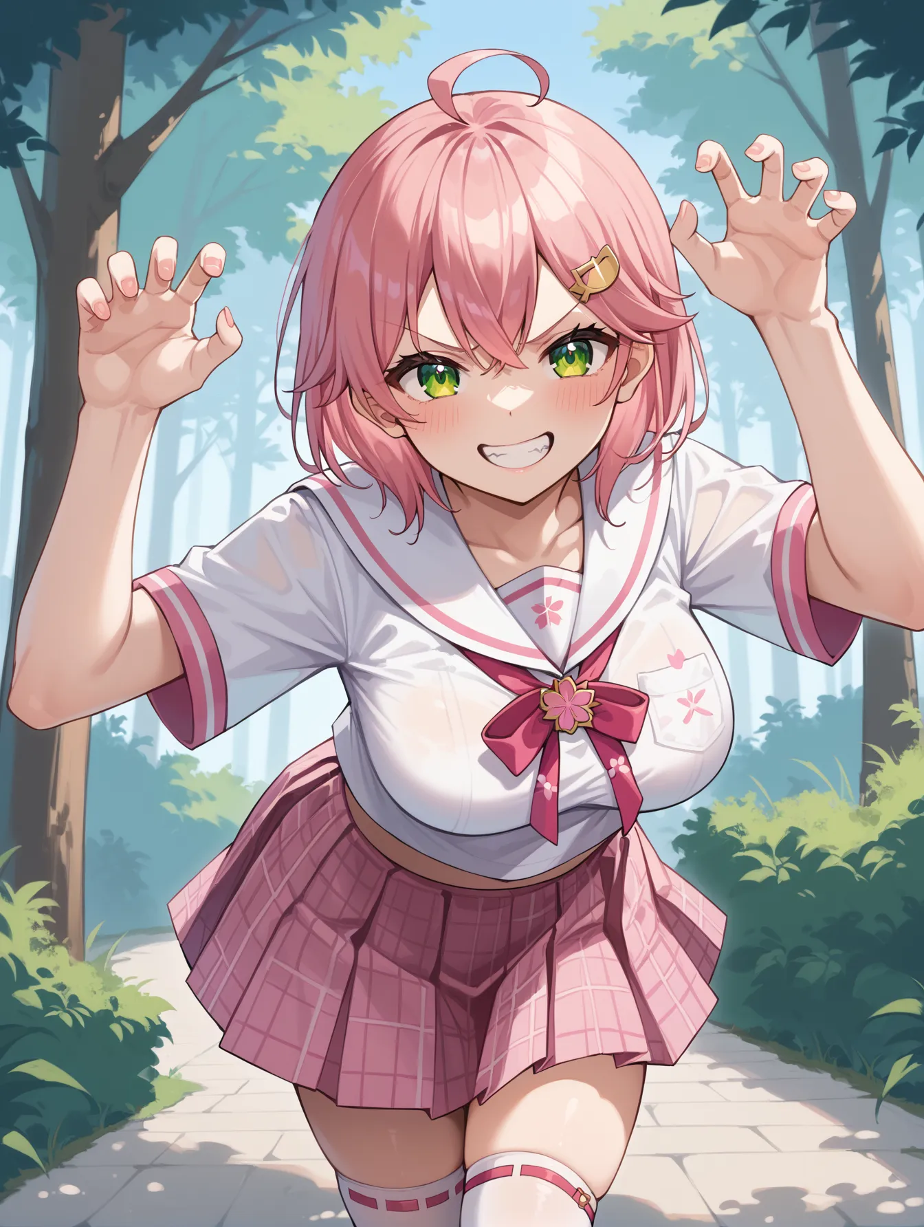 【「学制服」AIエロ画像（イラスト・アニメ・二次元風）4855枚まとめ！(162ページ目)のエロ画像19枚目