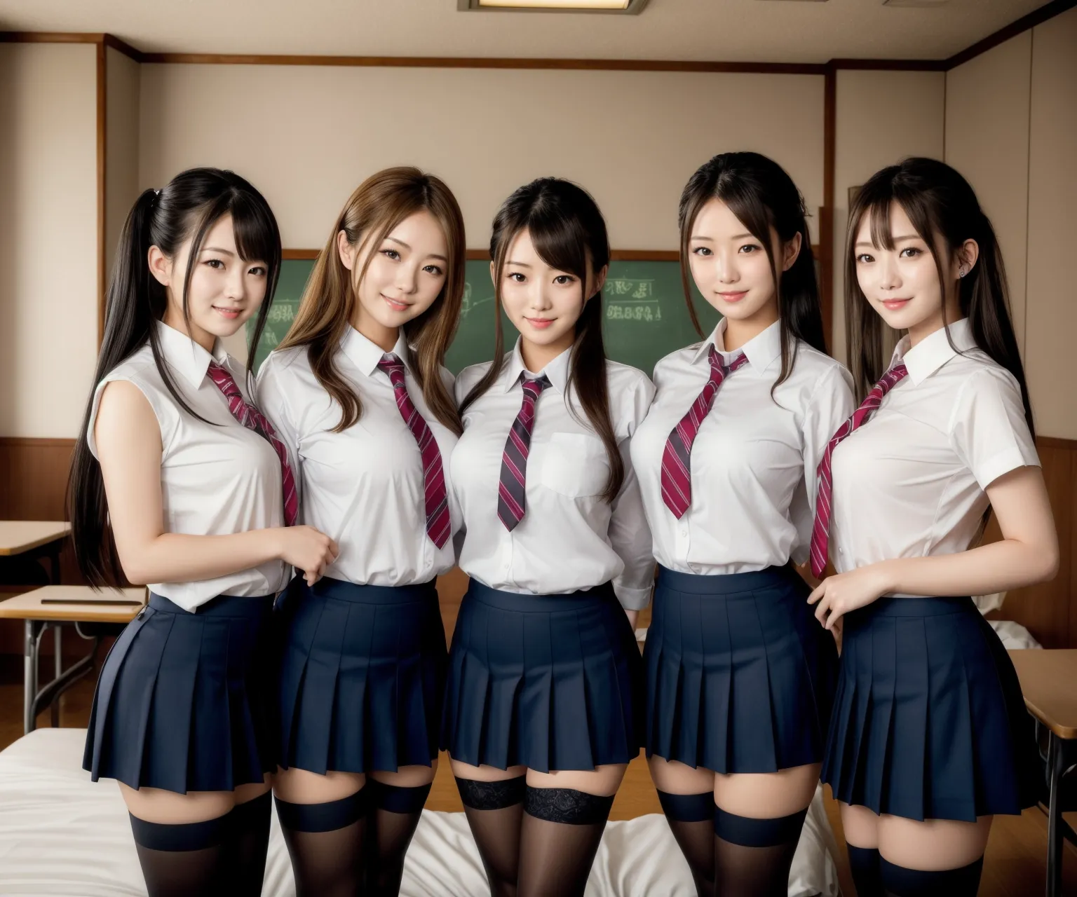 【「爆乳・超乳×学制服」AIエロ画像（リアル・実写・フォト風）1962枚まとめ！(66ページ目)のエロ画像8枚目