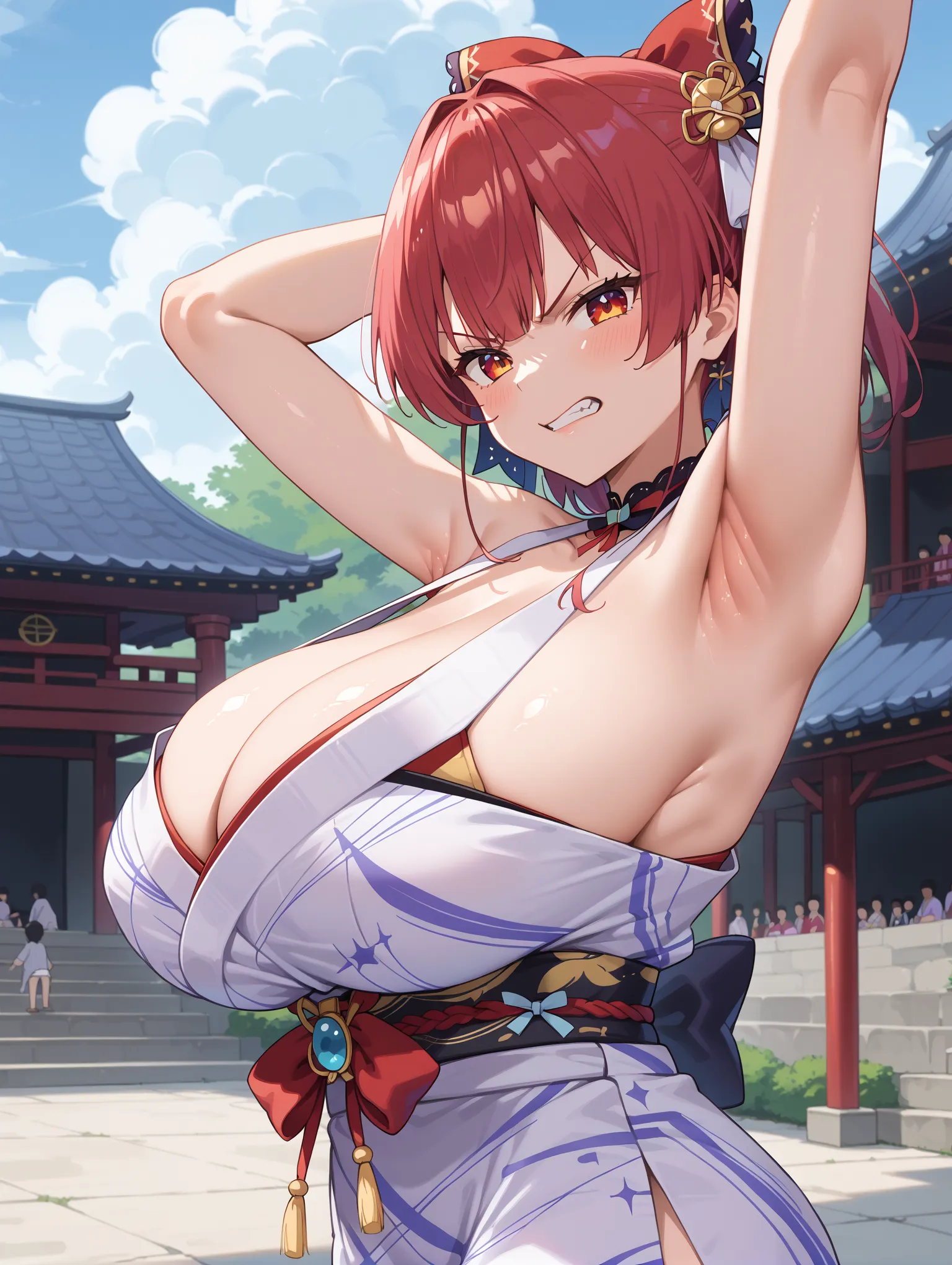 【「爆乳・超乳」AIエロ画像（イラスト・アニメ・二次元風）5621枚まとめ！(188ページ目)のエロ画像2枚目