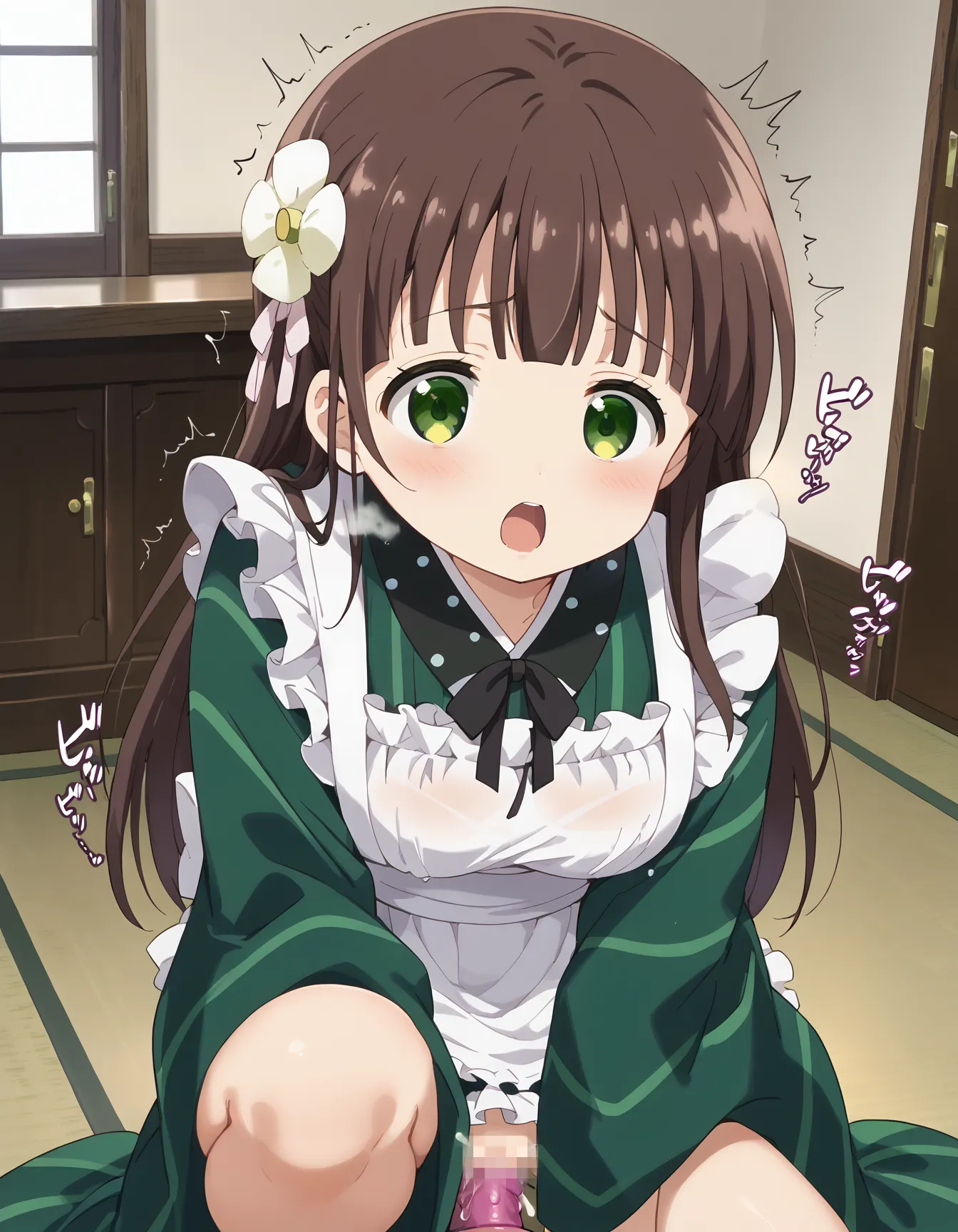 【「おまんこ×着物」AIエロ画像（イラスト・アニメ・二次元風）224枚まとめ！(8ページ目)のエロ画像13枚目