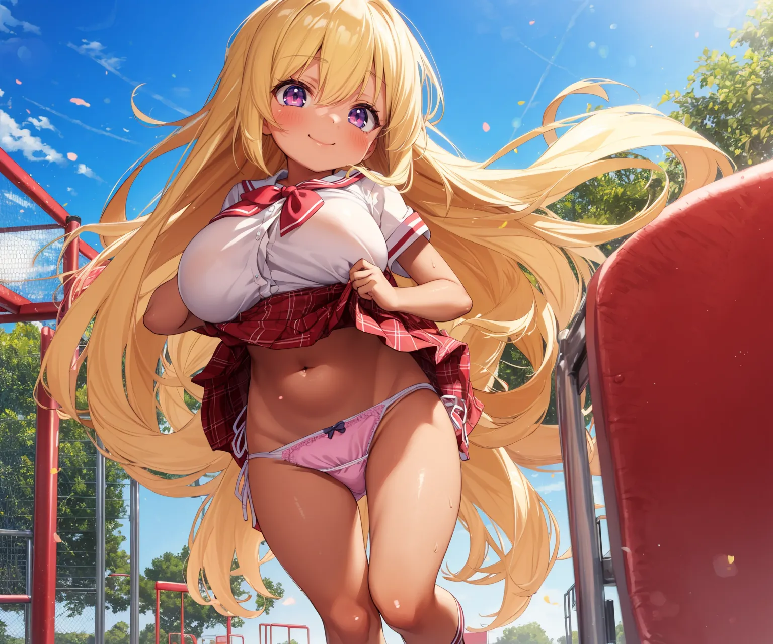 【「爆乳・超乳」AIエロ画像（イラスト・アニメ・二次元風）5621枚まとめ！(187ページ目)のエロ画像2枚目