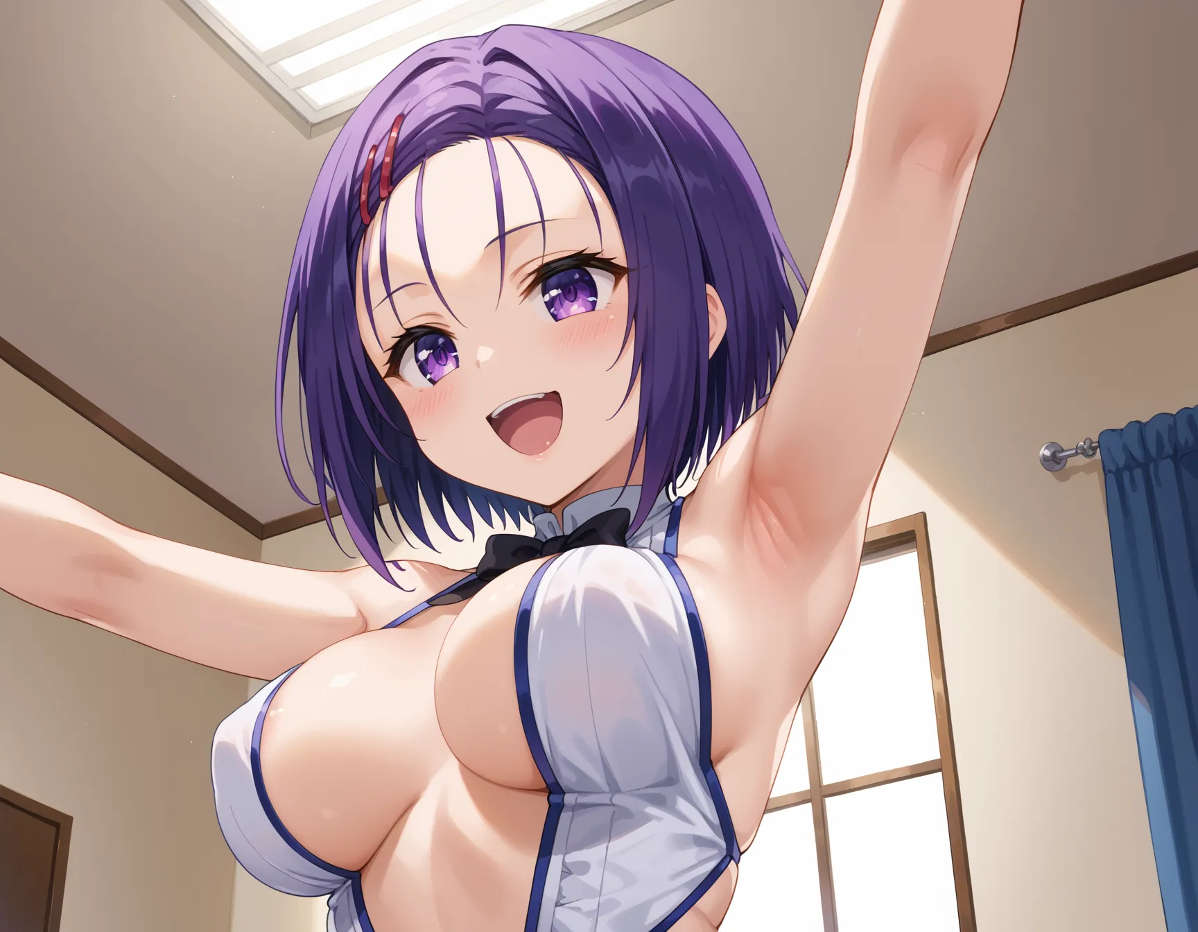 【「腋・脇」AIエロ画像（イラスト・アニメ・二次元風）4705枚まとめ！(156ページ目)のエロ画像10枚目