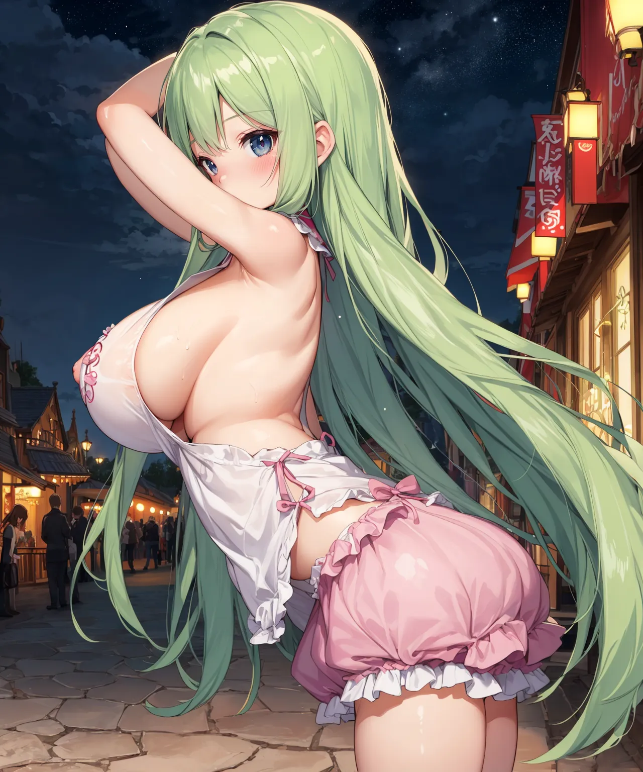 【「爆乳・超乳」AIエロ画像（イラスト・アニメ・二次元風）5621枚まとめ！(186ページ目)のエロ画像23枚目