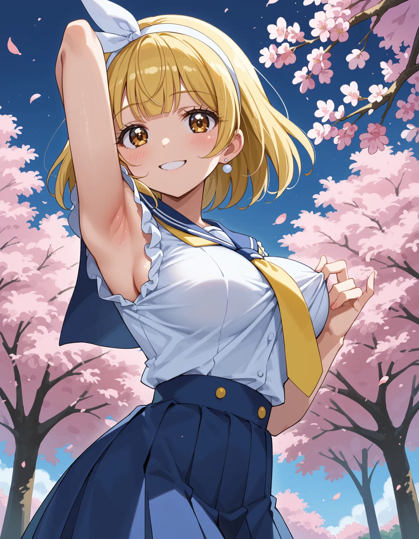 【「腋・脇」AIエロ画像（イラスト・アニメ・二次元風）4705枚まとめ！(156ページ目)のエロ画像7枚目