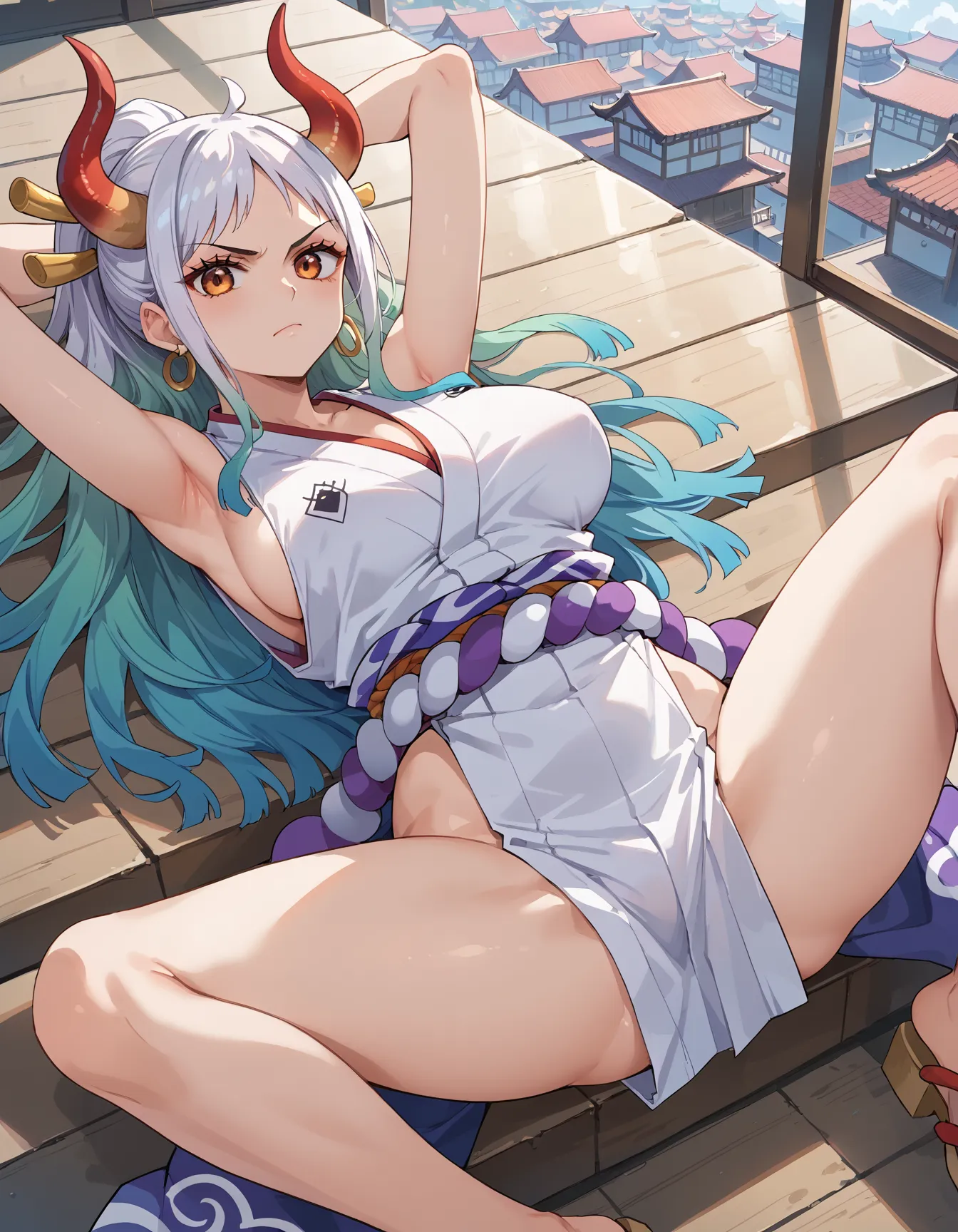 【「着物」AIエロ画像（イラスト・アニメ・二次元風）1472枚まとめ！(49ページ目)のエロ画像20枚目