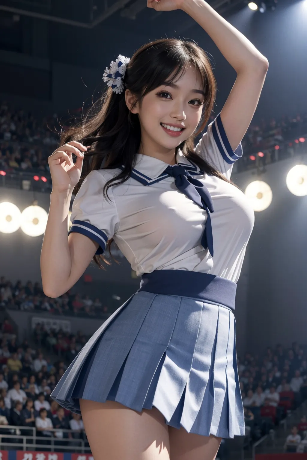 【「爆乳・超乳×アイドル」AIエロ画像（リアル・実写・フォト風）346枚まとめ！(12ページ目)のエロ画像12枚目