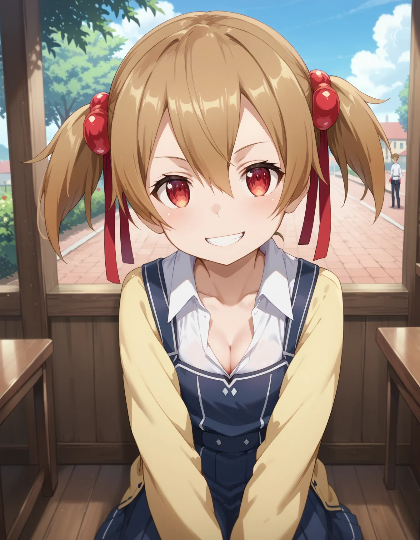 【「学制服」AIエロ画像（イラスト・アニメ・二次元風）4855枚まとめ！(160ページ目)のエロ画像18枚目