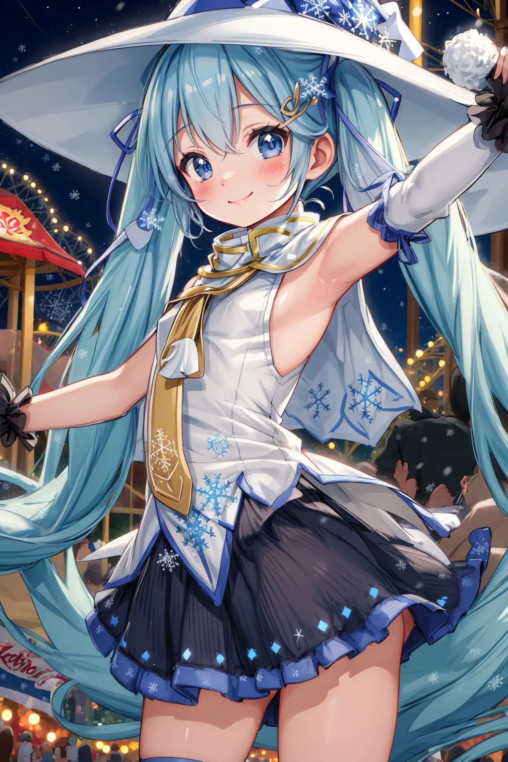 【「腋・脇」AIエロ画像（イラスト・アニメ・二次元風）4705枚まとめ！(155ページ目)のエロ画像23枚目