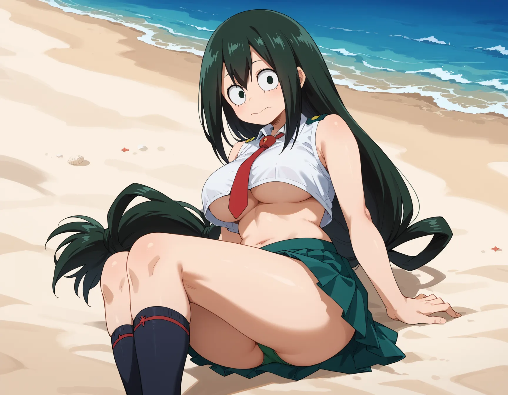 【「学制服」AIエロ画像（イラスト・アニメ・二次元風）4855枚まとめ！(159ページ目)のエロ画像29枚目