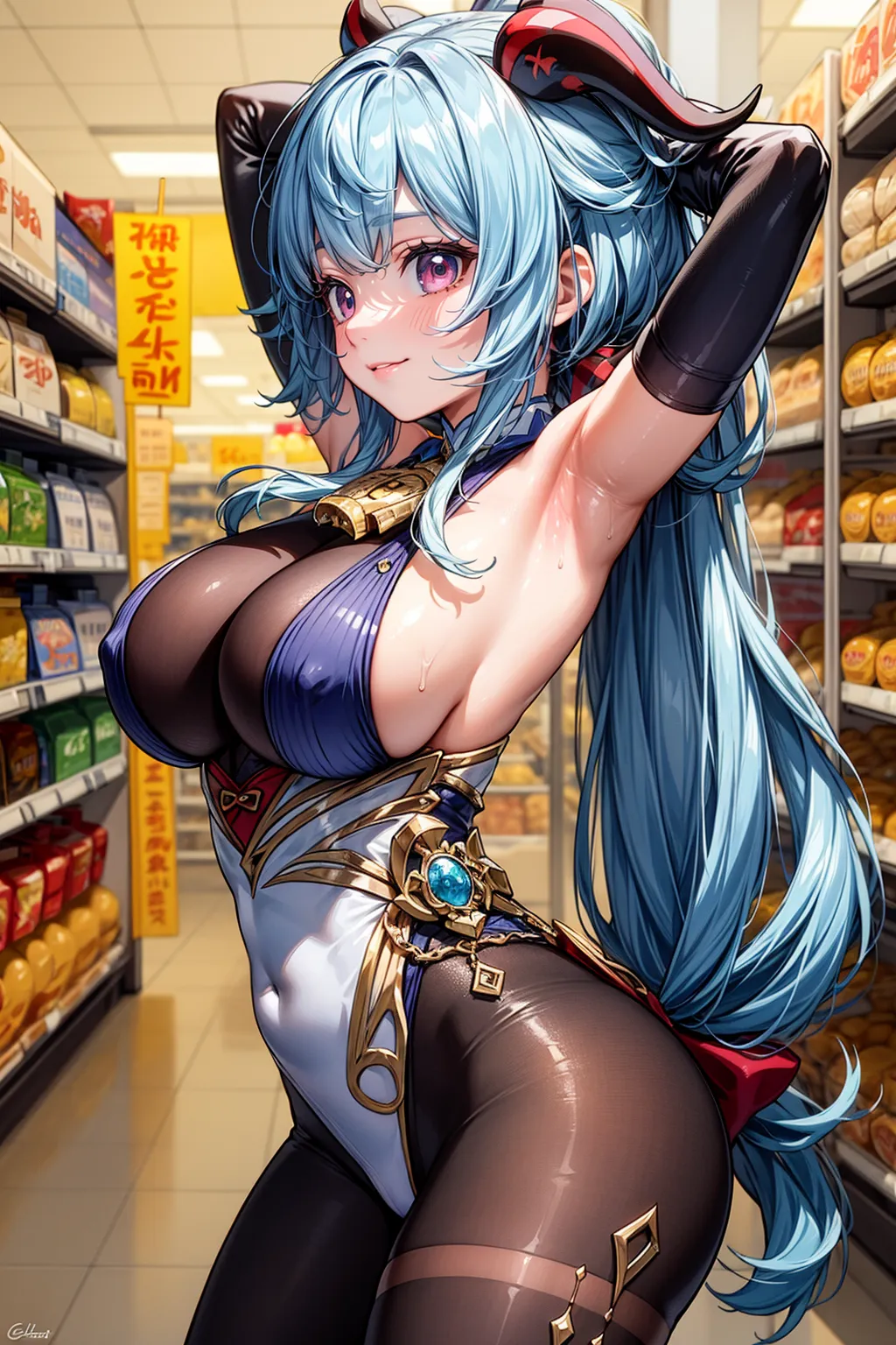 【「巨乳」AIエロ画像（イラスト・アニメ・二次元風）26161枚まとめ！(859ページ目)のエロ画像10枚目