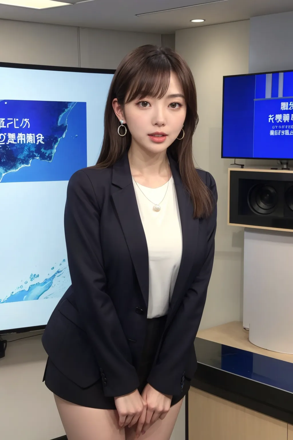 【「女子アナウンサー」AIエロ画像（リアル・実写・フォト風）634枚まとめ！(21ページ目)のエロ画像26枚目