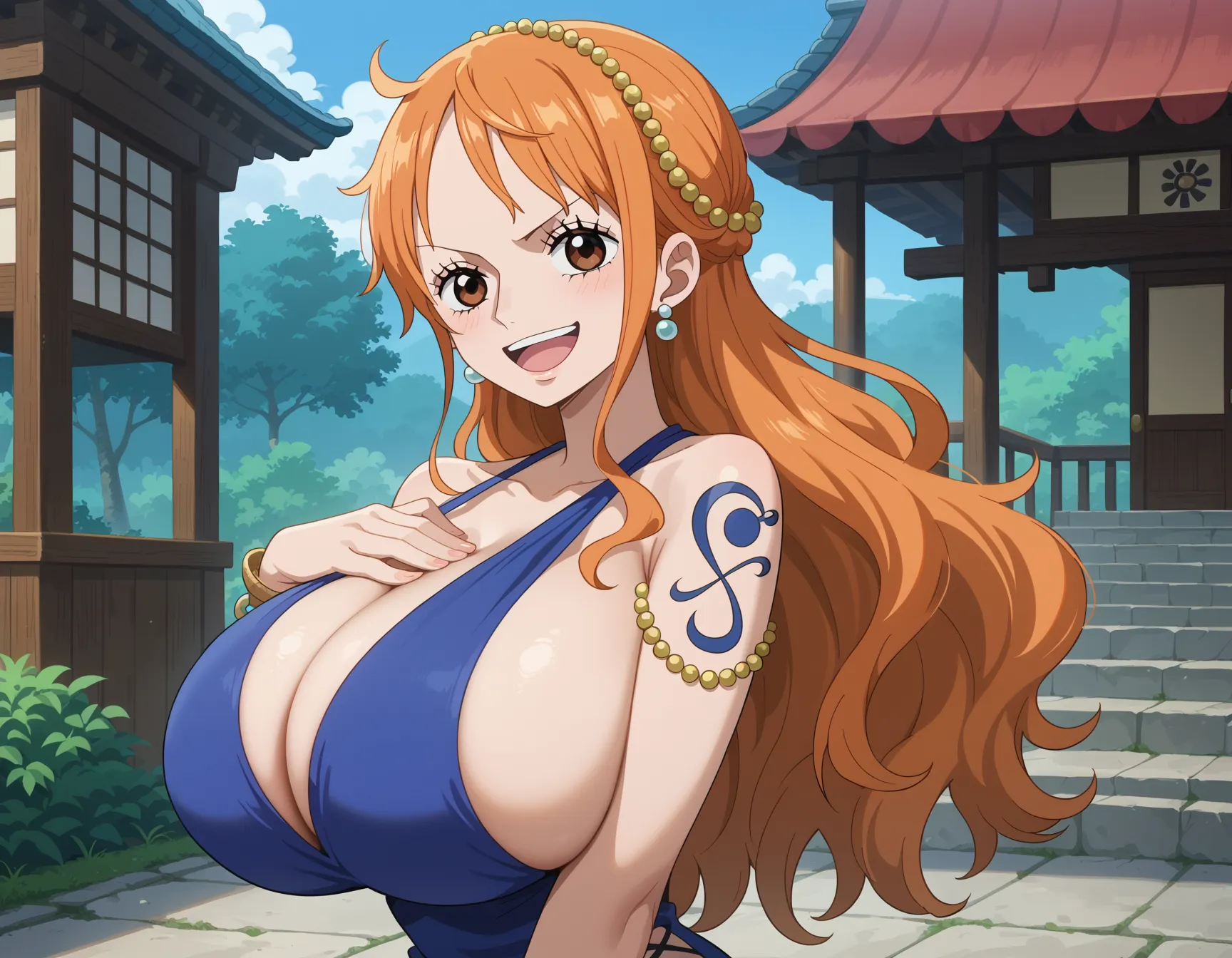 【「爆乳・超乳」AIエロ画像（イラスト・アニメ・二次元風）5621枚まとめ！(185ページ目)のエロ画像9枚目