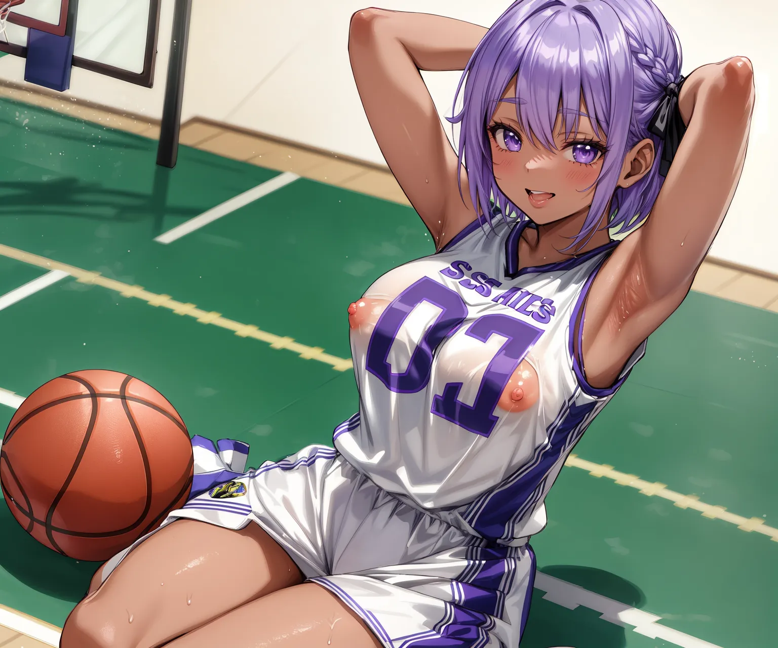 【「巨乳」AIエロ画像（イラスト・アニメ・二次元風）26161枚まとめ！(854ページ目)のエロ画像12枚目