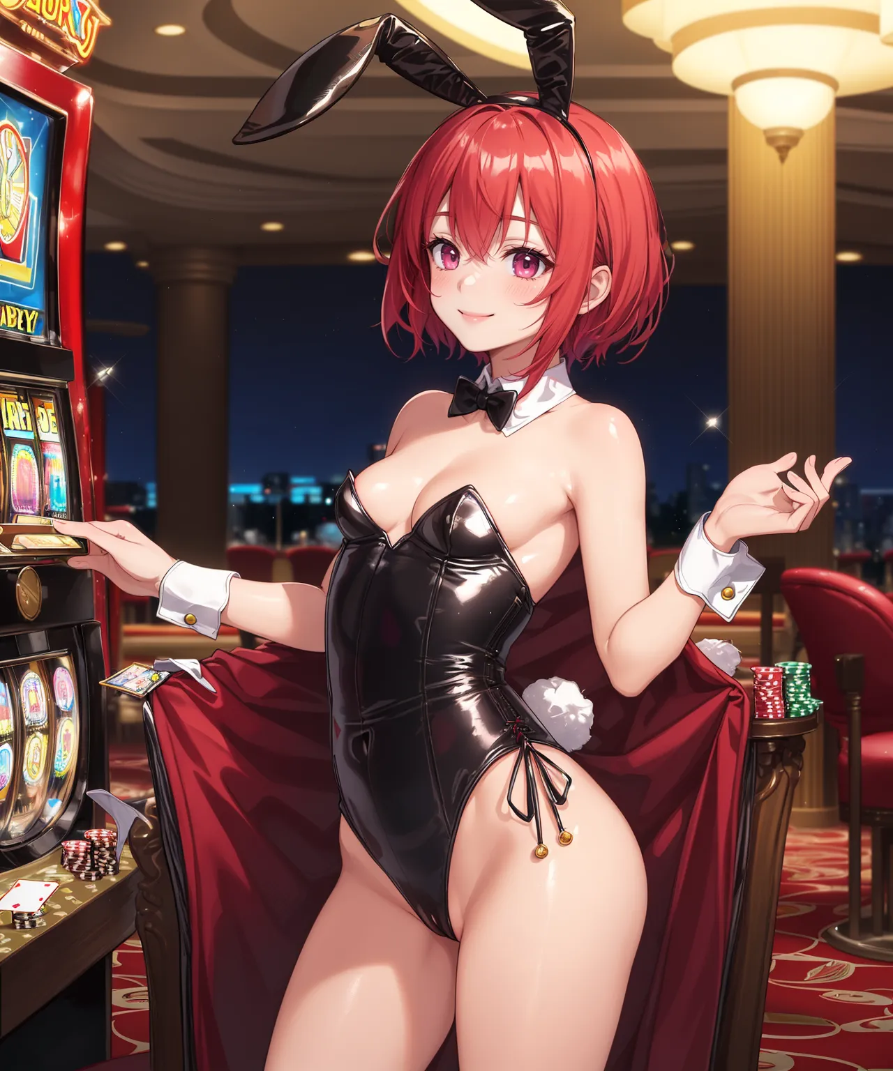 【「バニーガール」AIエロ画像（イラスト・アニメ・二次元風）736枚まとめ！(25ページ目)のエロ画像1枚目