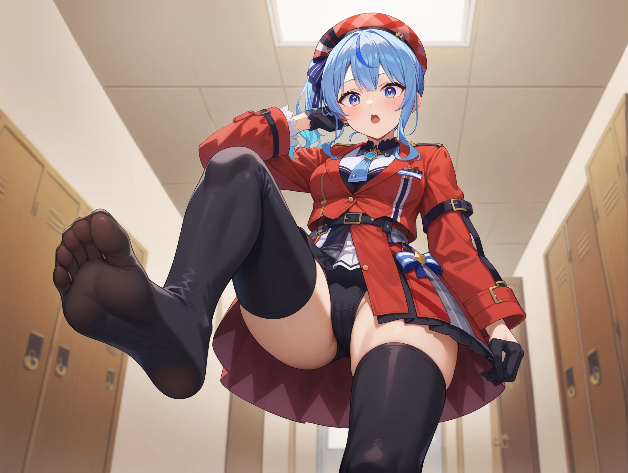 【「ロリ・小柄×パンスト」AIエロ画像（イラスト・アニメ・二次元風）422枚まとめ！(14ページ目)のエロ画像23枚目