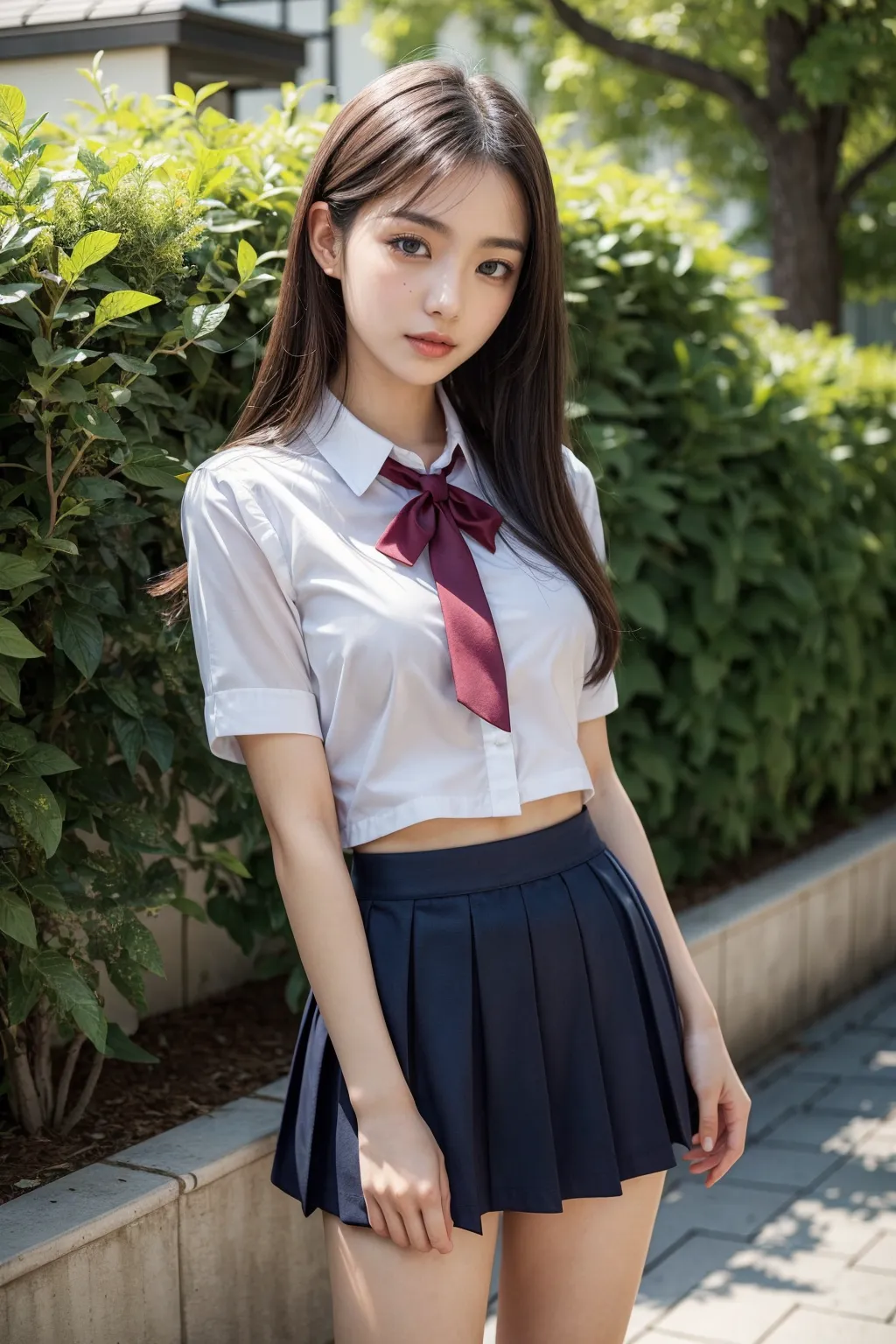 【「女子校生・JK×貧乳」AIエロ画像（リアル・実写・フォト風）2980枚まとめ！(97ページ目)のエロ画像24枚目