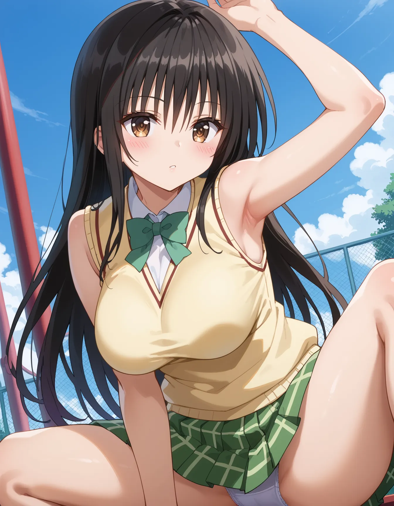 【「学制服」AIエロ画像（イラスト・アニメ・二次元風）4855枚まとめ！(158ページ目)のエロ画像7枚目