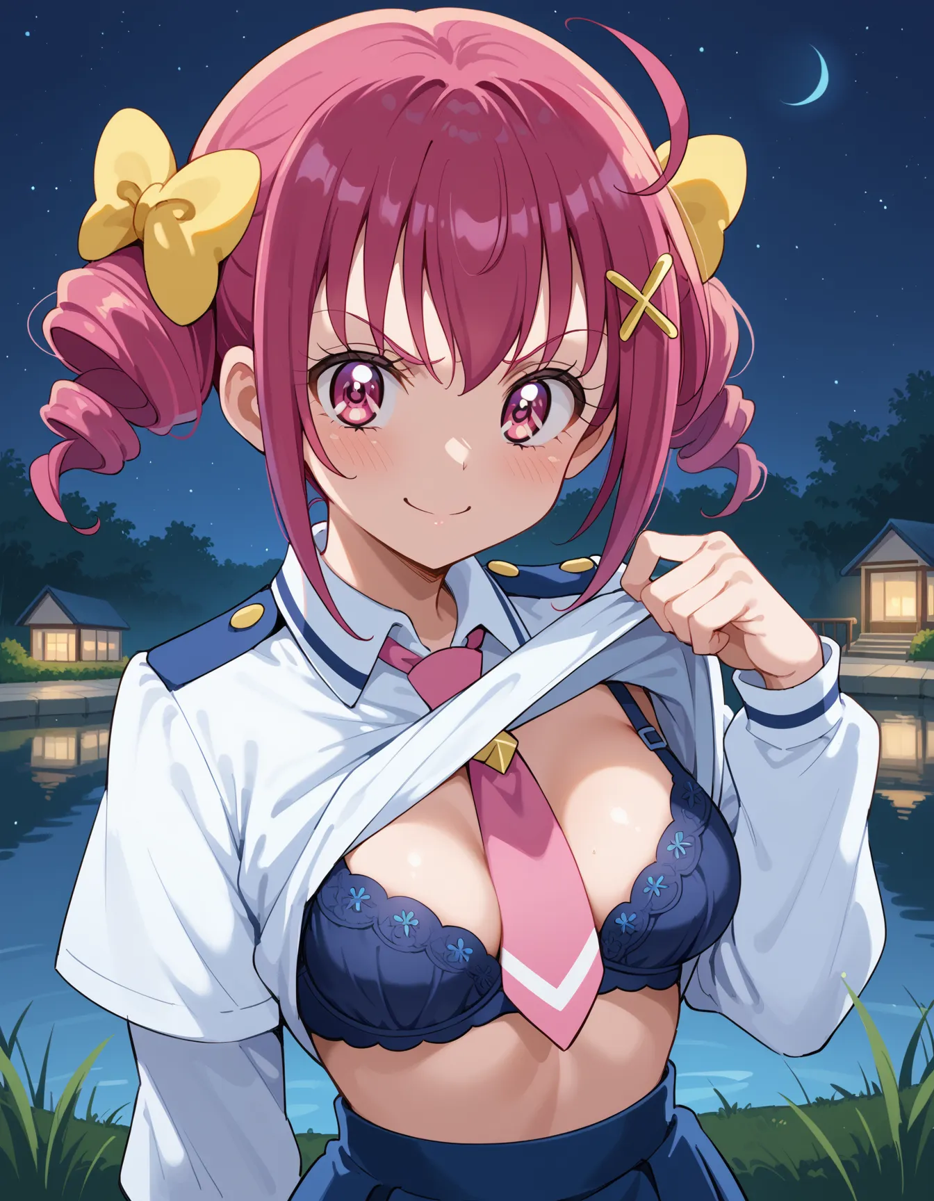 【「下着（ブラジャー・パンティ）」AIエロ画像（イラスト・アニメ・二次元風）15996枚まとめ！(519ページ目)のエロ画像7枚目