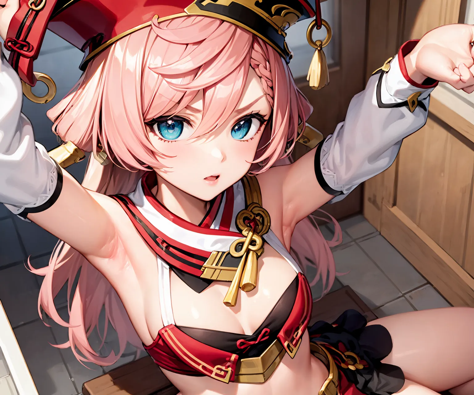 【「腋・脇」AIエロ画像（イラスト・アニメ・二次元風）4705枚まとめ！(153ページ目)のエロ画像18枚目