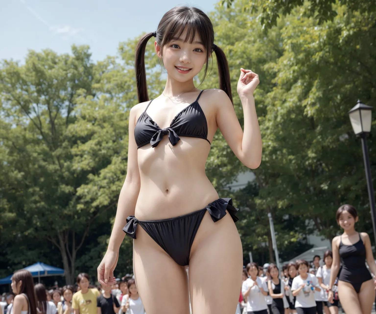 【「おまんこ×水着・ビキニ」AIエロ画像（リアル・実写・フォト風）822枚まとめ！(27ページ目)のエロ画像22枚目