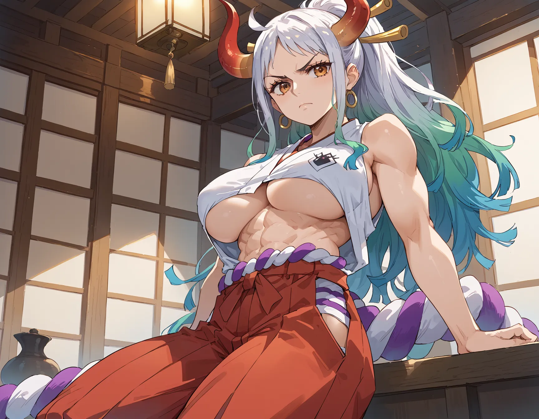【「着物」AIエロ画像（イラスト・アニメ・二次元風）1472枚まとめ！(48ページ目)のエロ画像21枚目