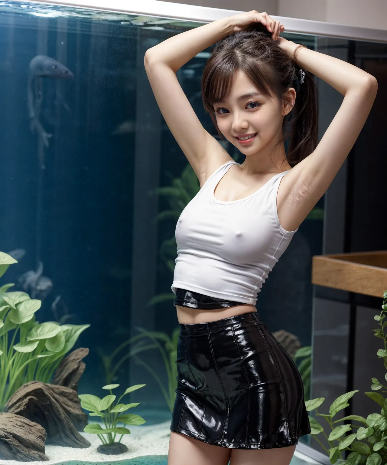 【「貧乳」AIエロ画像（リアル・実写・フォト風）21896枚まとめ！(709ページ目)のエロ画像18枚目