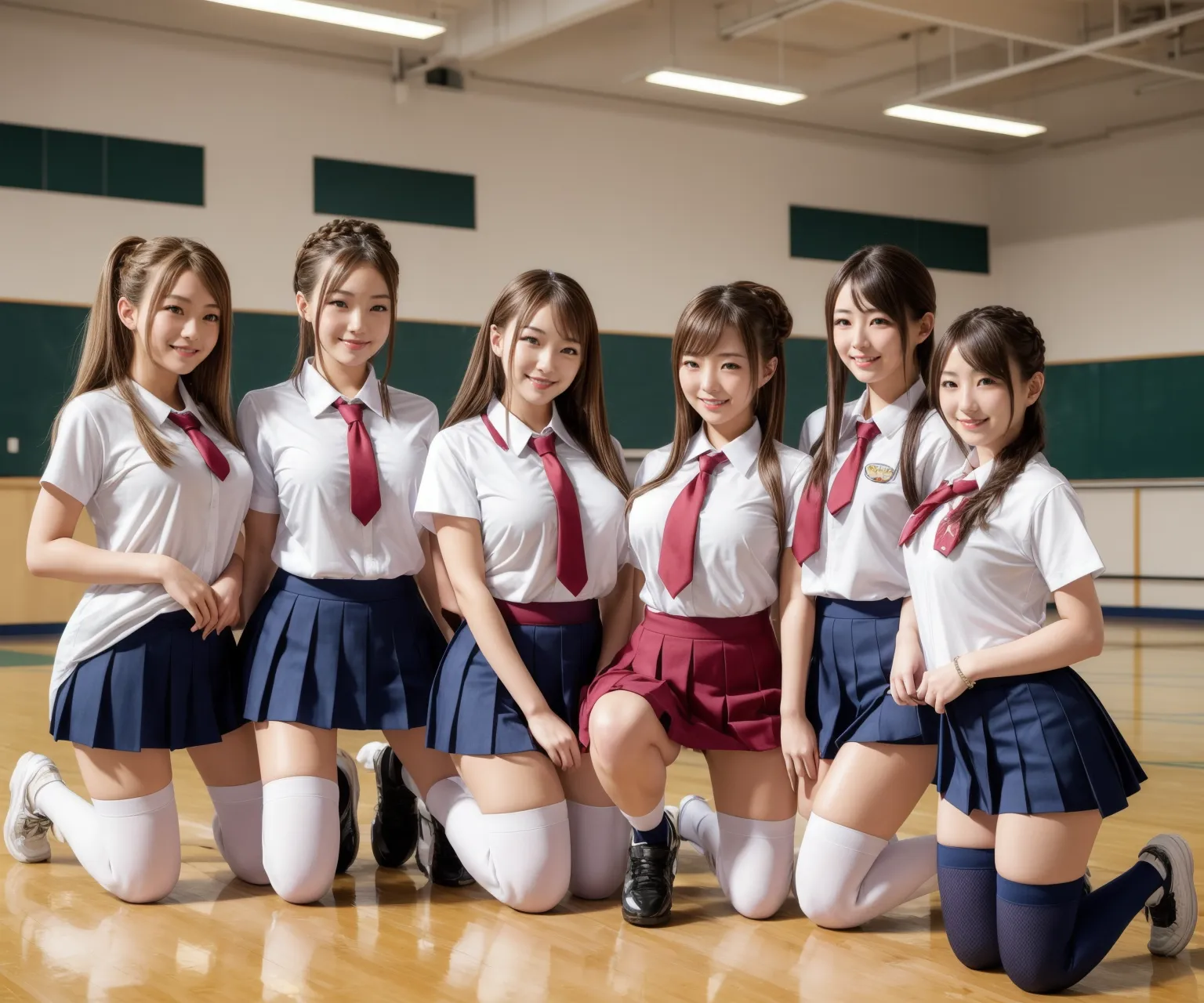 【「爆乳・超乳×学制服」AIエロ画像（リアル・実写・フォト風）1962枚まとめ！(64ページ目)のエロ画像16枚目