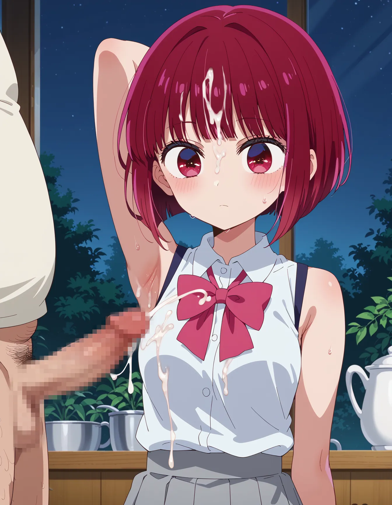 【「腋・脇」AIエロ画像（イラスト・アニメ・二次元風）4705枚まとめ！(152ページ目)のエロ画像30枚目