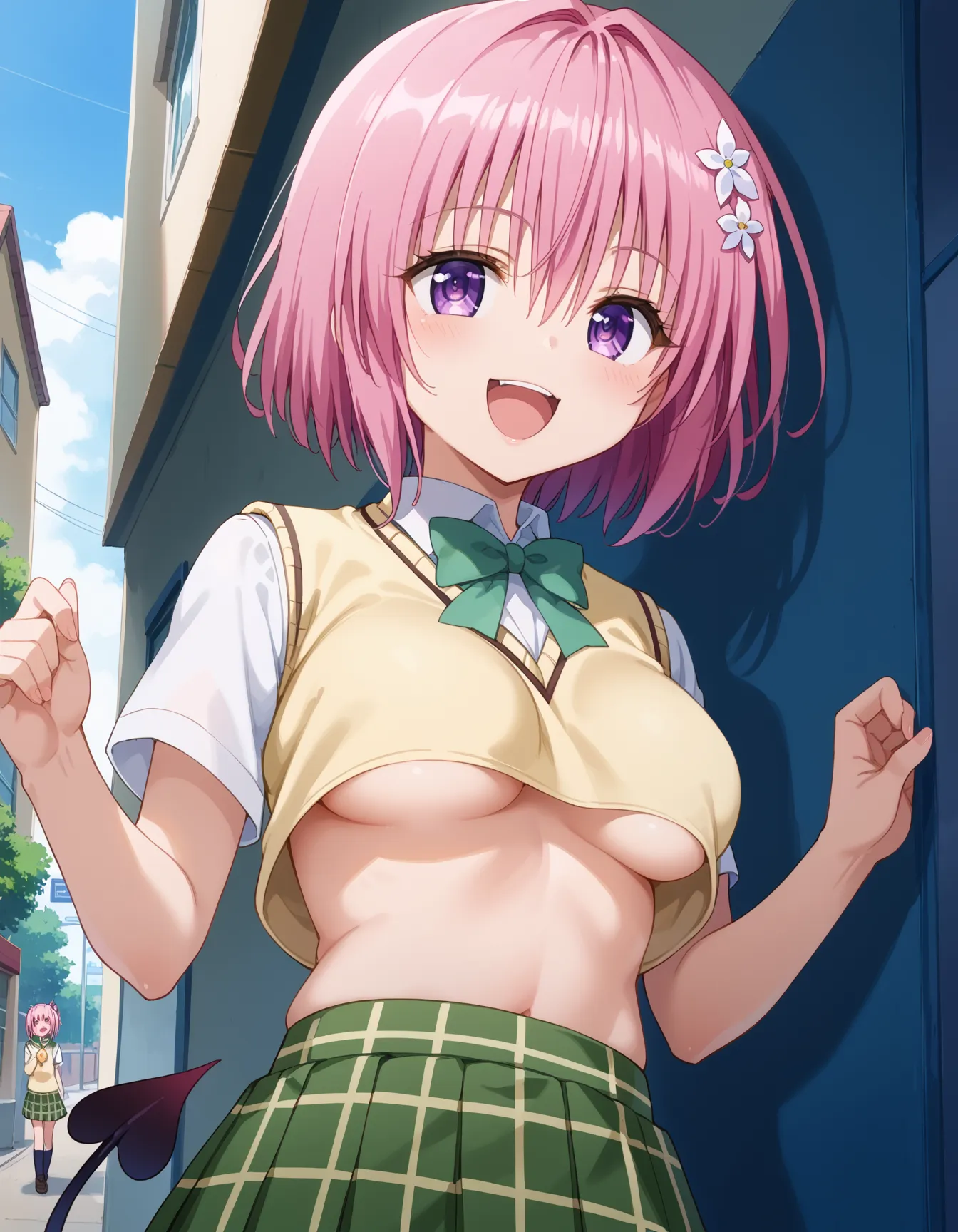 【「学制服」AIエロ画像（イラスト・アニメ・二次元風）4855枚まとめ！(156ページ目)のエロ画像20枚目