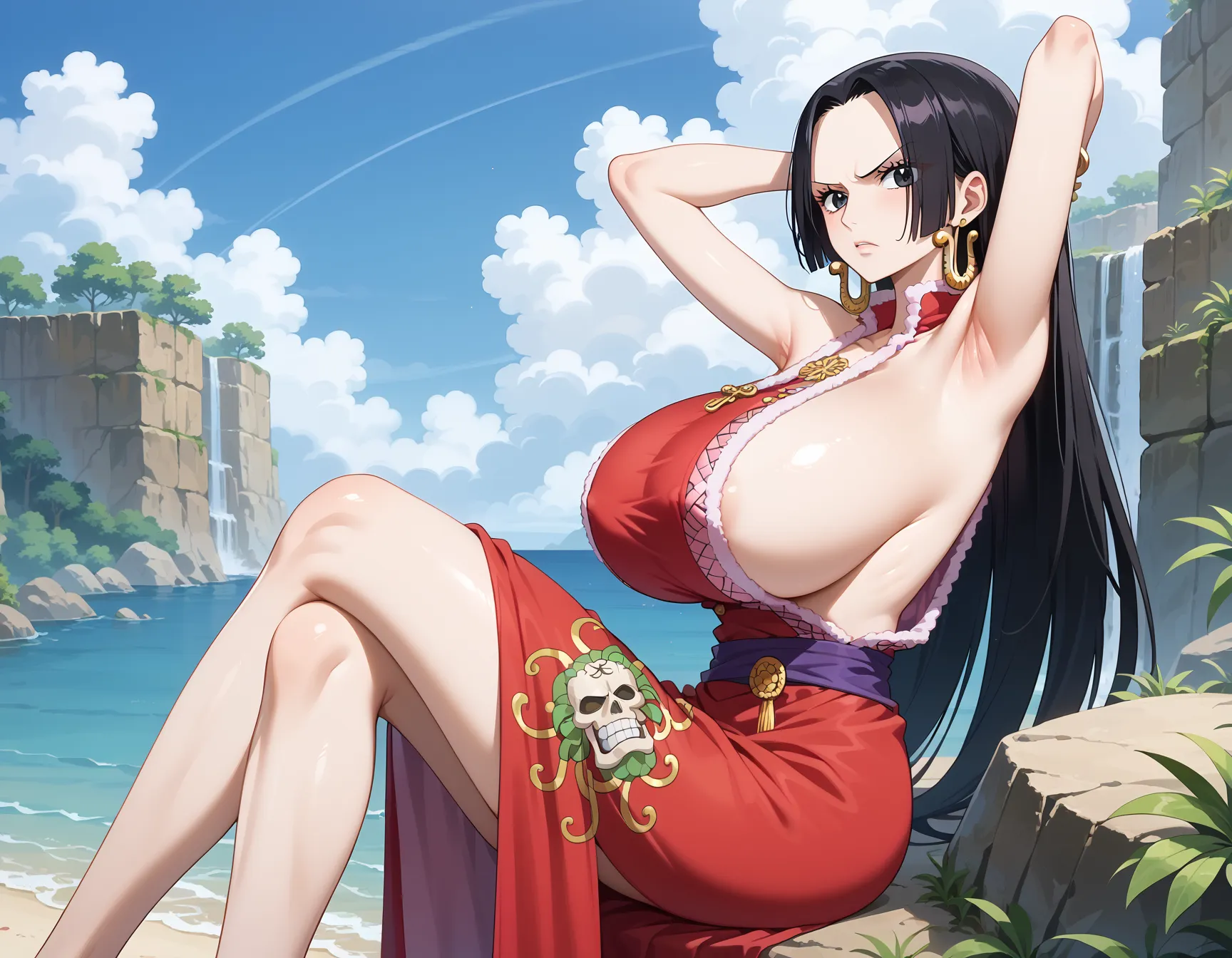 【「爆乳・超乳」AIエロ画像（イラスト・アニメ・二次元風）5621枚まとめ！(182ページ目)のエロ画像7枚目