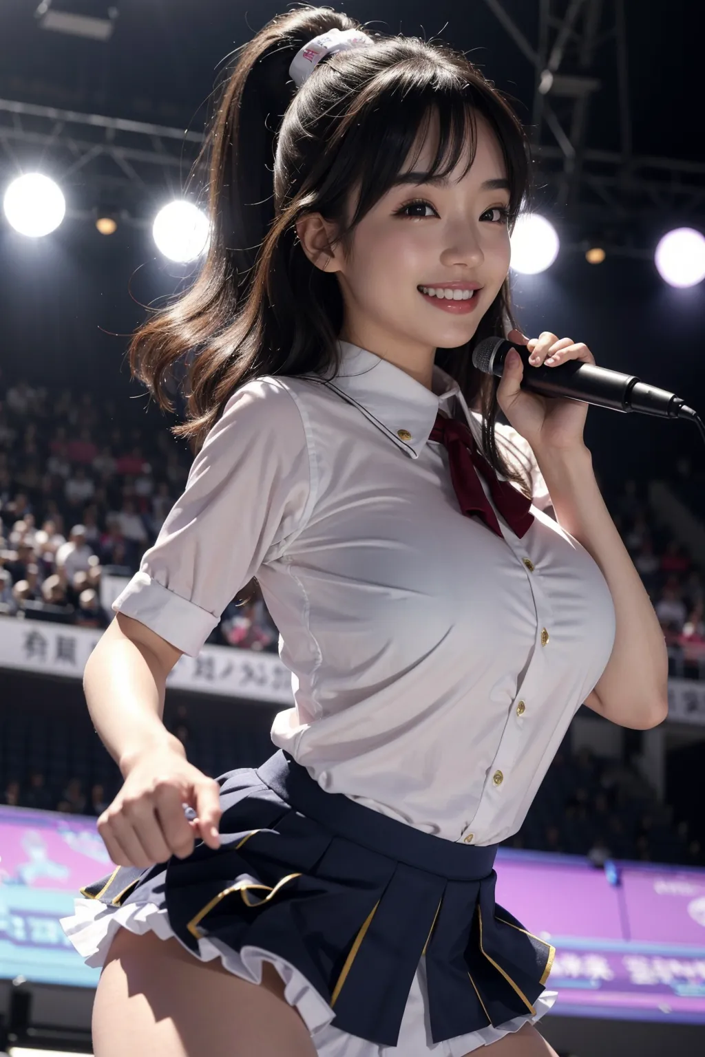 【「爆乳・超乳×アイドル」AIエロ画像（リアル・実写・フォト風）346枚まとめ！(11ページ目)のエロ画像30枚目