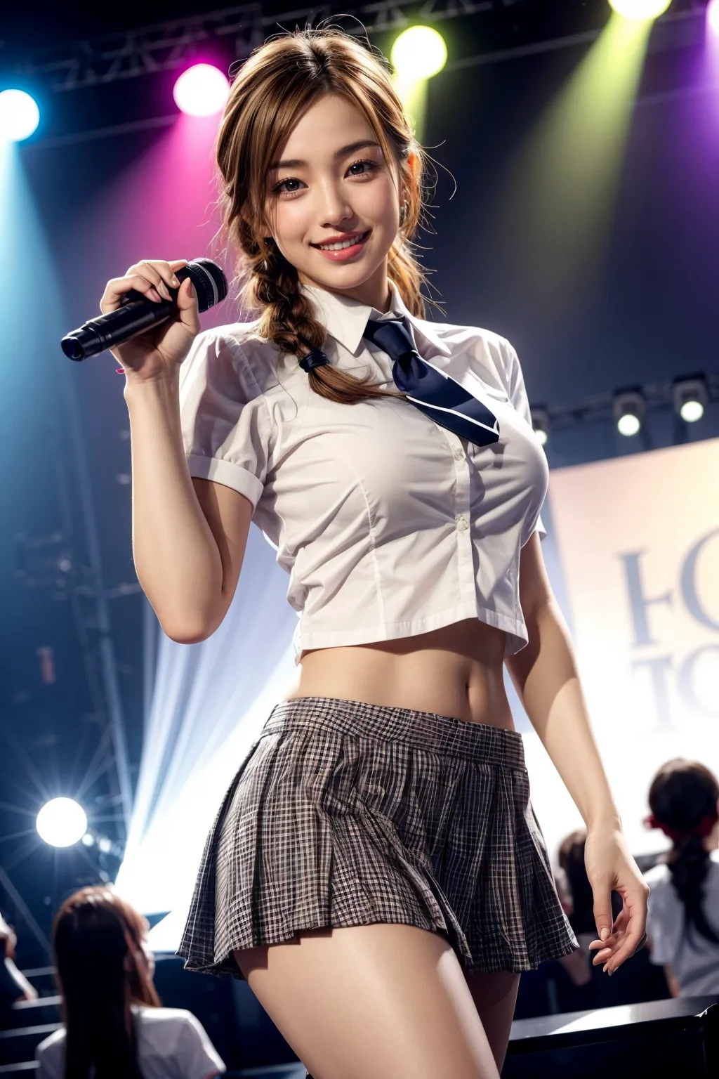 【「爆乳・超乳×アイドル」AIエロ画像（リアル・実写・フォト風）346枚まとめ！(11ページ目)のエロ画像28枚目