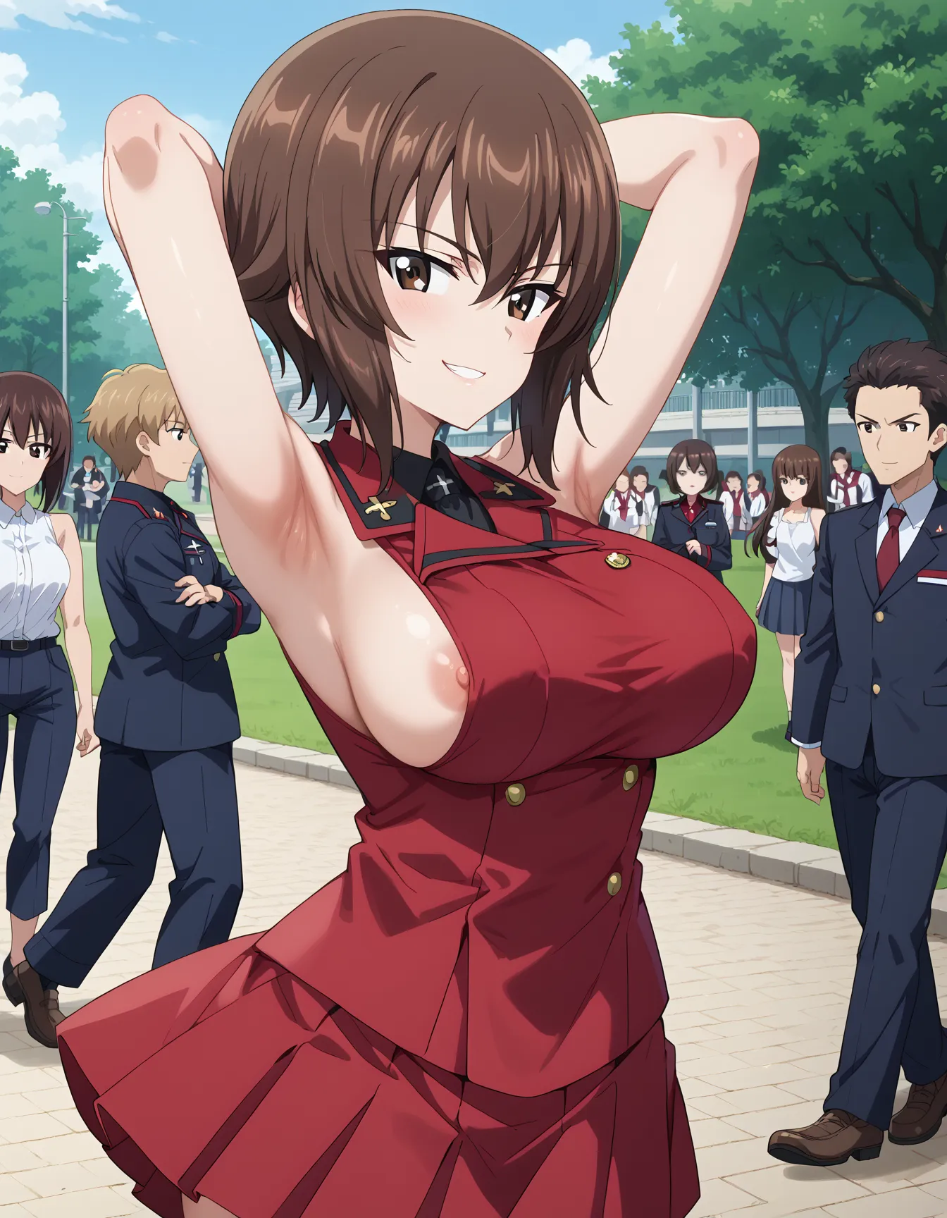 【「腋・脇」AIエロ画像（イラスト・アニメ・二次元風）4705枚まとめ！(152ページ目)のエロ画像11枚目