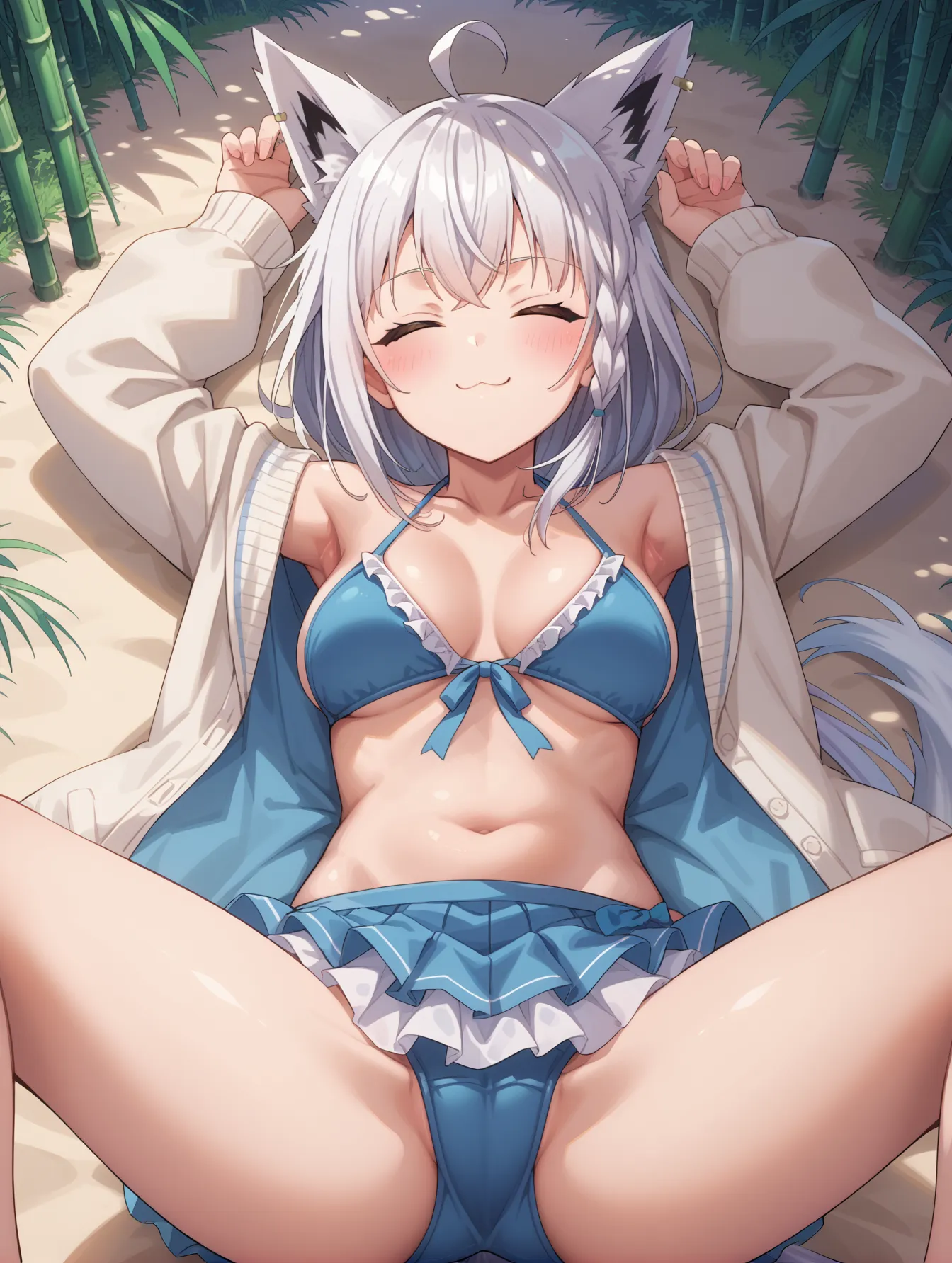 【「下着（ブラジャー・パンティ）」AIエロ画像（イラスト・アニメ・二次元風）15996枚まとめ！(514ページ目)のエロ画像1枚目