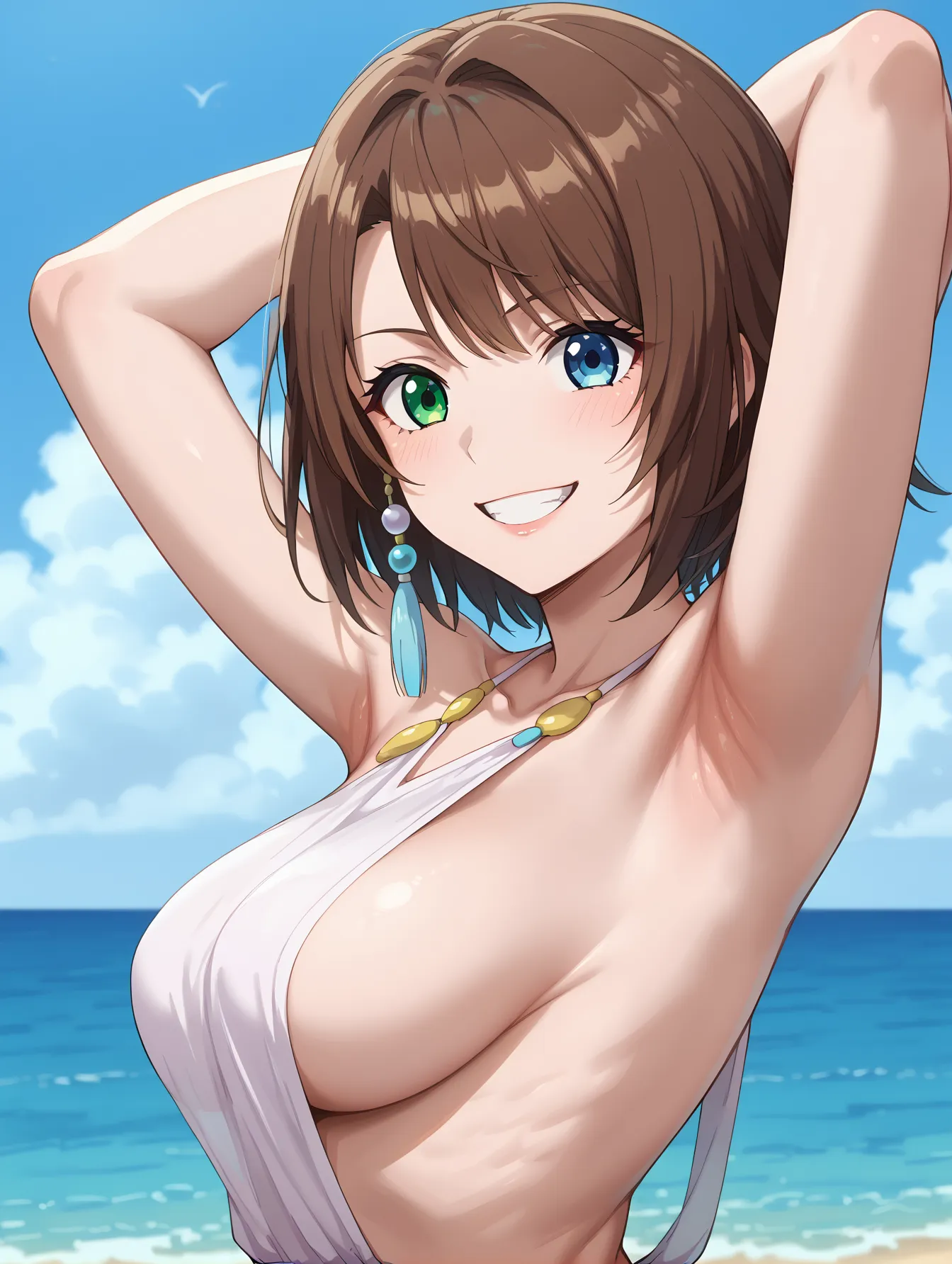 【「腋・脇」AIエロ画像（イラスト・アニメ・二次元風）4705枚まとめ！(151ページ目)のエロ画像27枚目