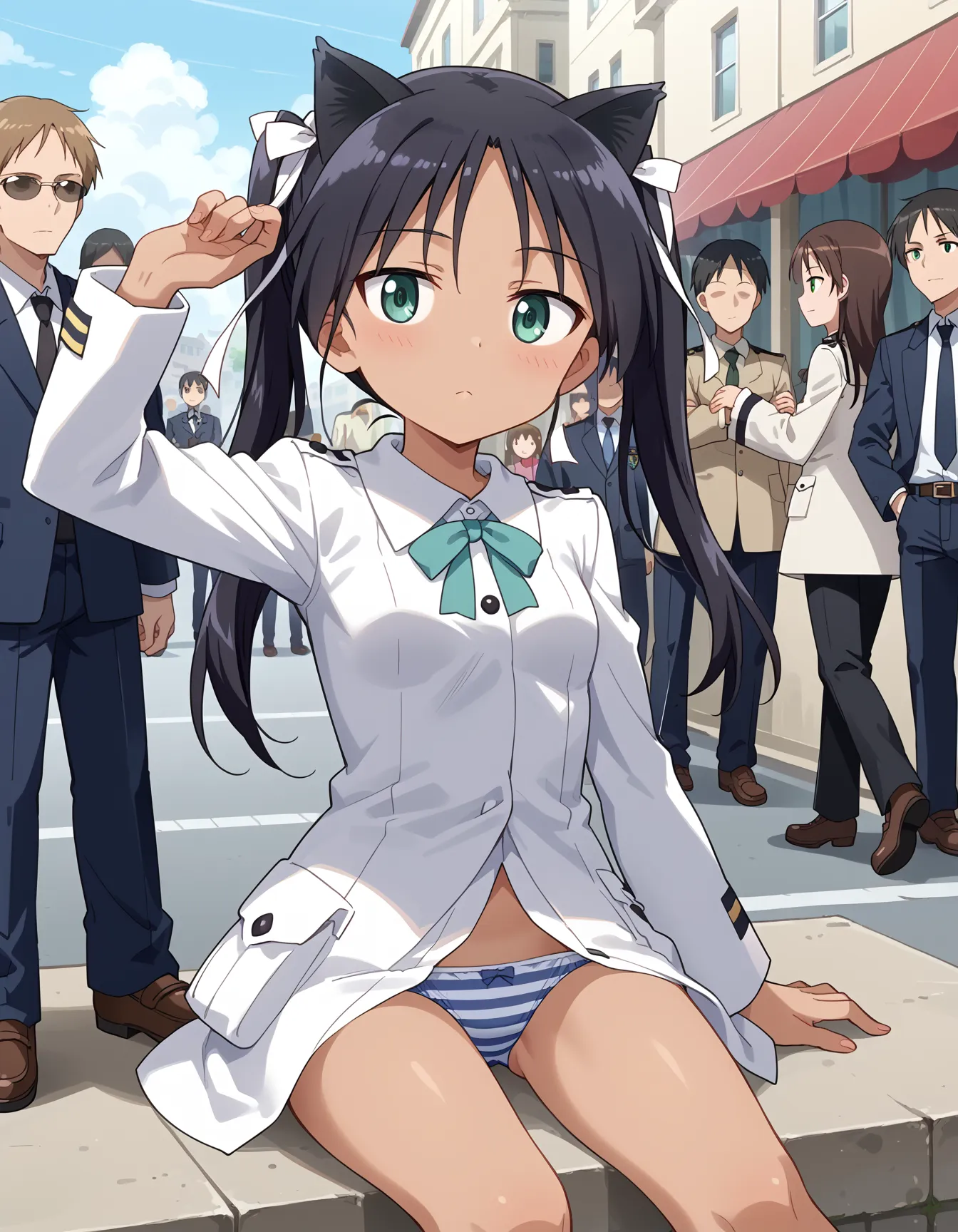 【「下着（ブラジャー・パンティ）」AIエロ画像（イラスト・アニメ・二次元風）15996枚まとめ！(512ページ目)のエロ画像16枚目