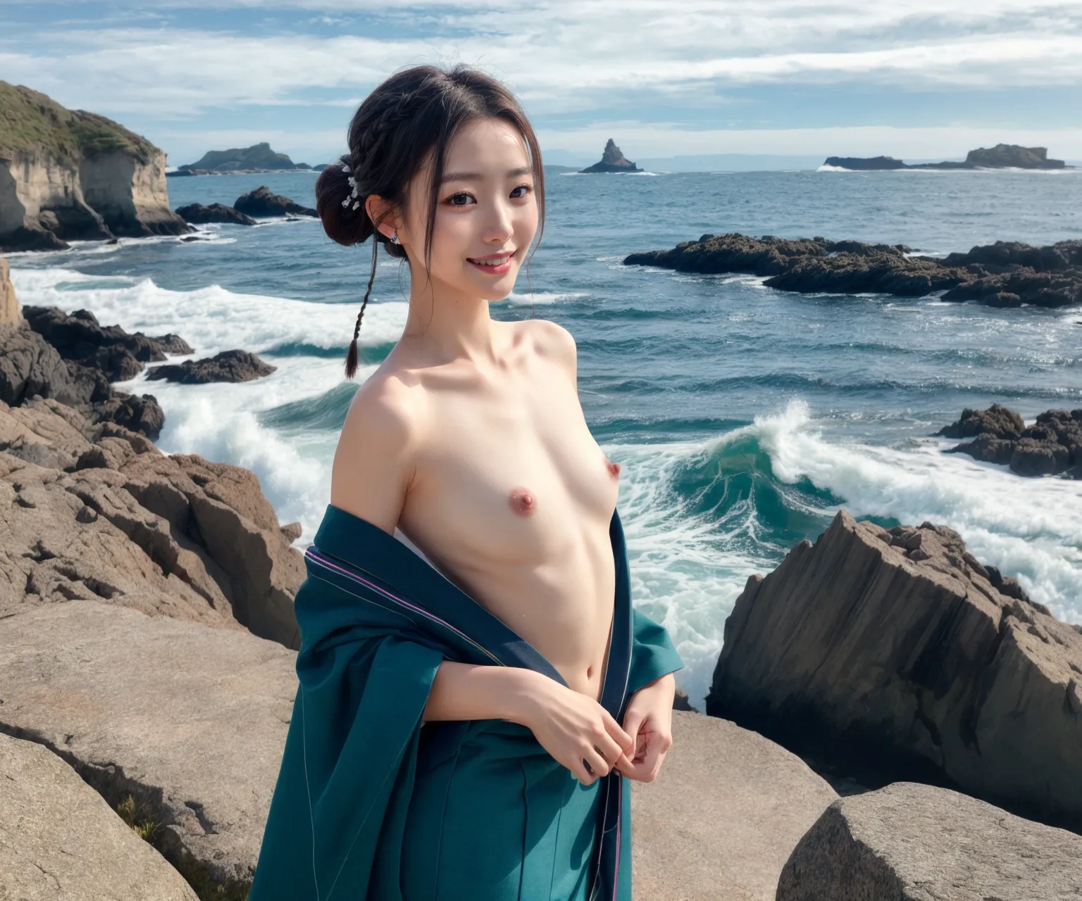 【「貧乳」AIエロ画像（リアル・実写・フォト風）21896枚まとめ！(702ページ目)のエロ画像19枚目