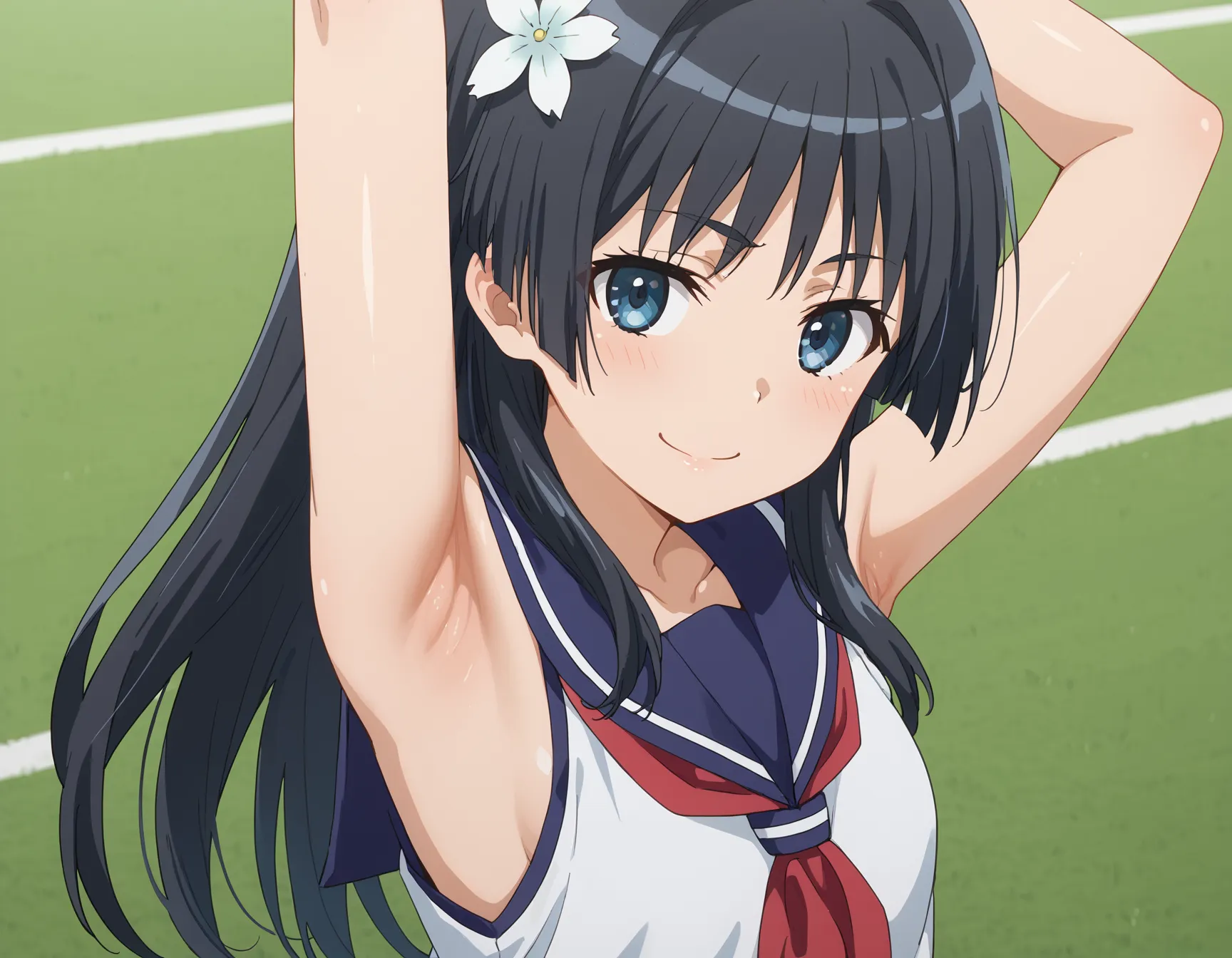 【「腋・脇」AIエロ画像（イラスト・アニメ・二次元風）4705枚まとめ！(151ページ目)のエロ画像21枚目