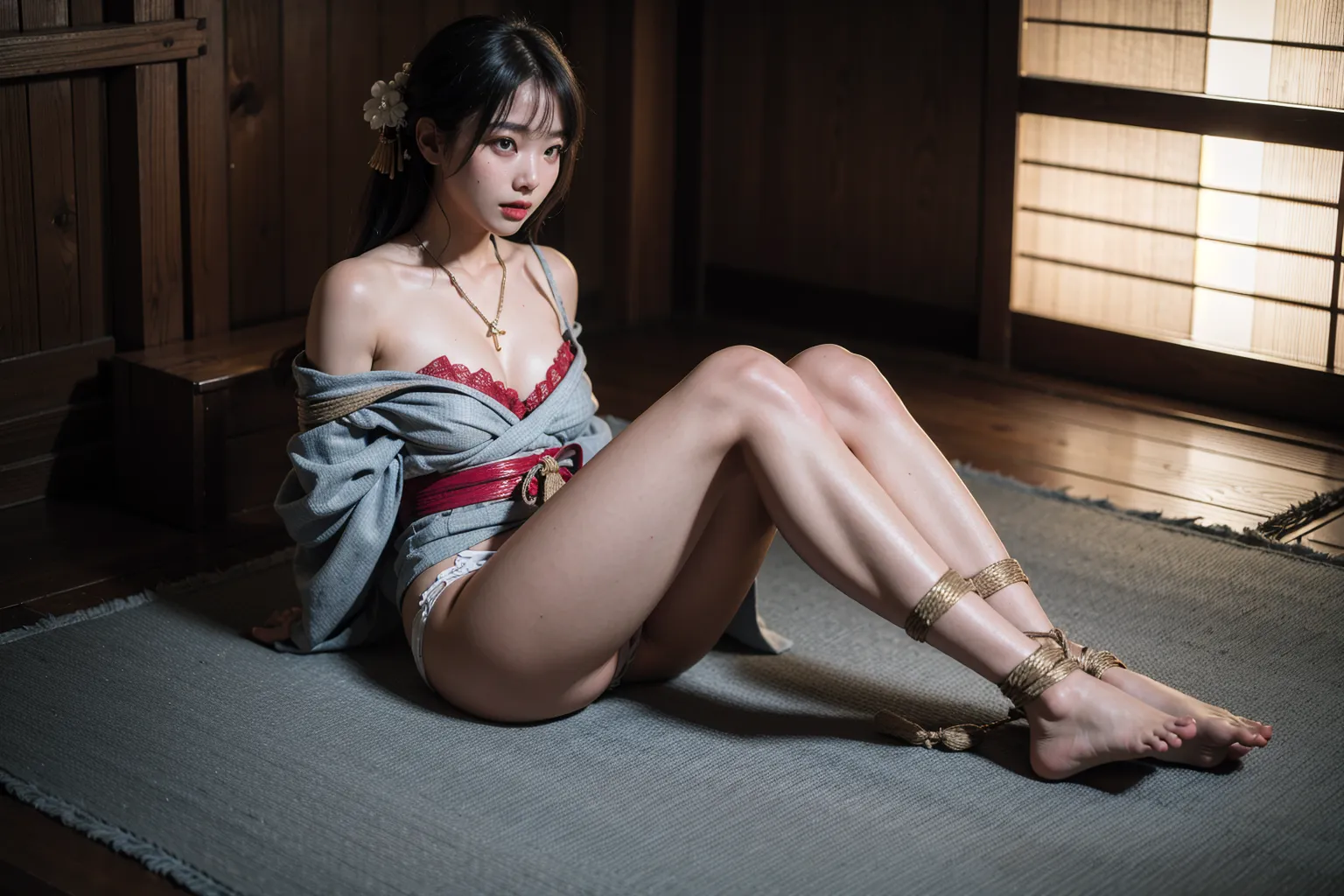 【「着物」AIエロ画像（リアル・実写・フォト風）1375枚まとめ！(44ページ目)のエロ画像18枚目