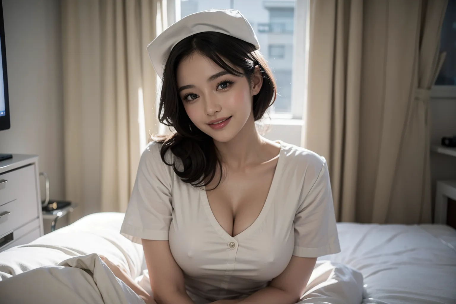 【「ナース・看護婦」AIエロ画像（リアル・実写・フォト風）689枚まとめ！(22ページ目)のエロ画像21枚目