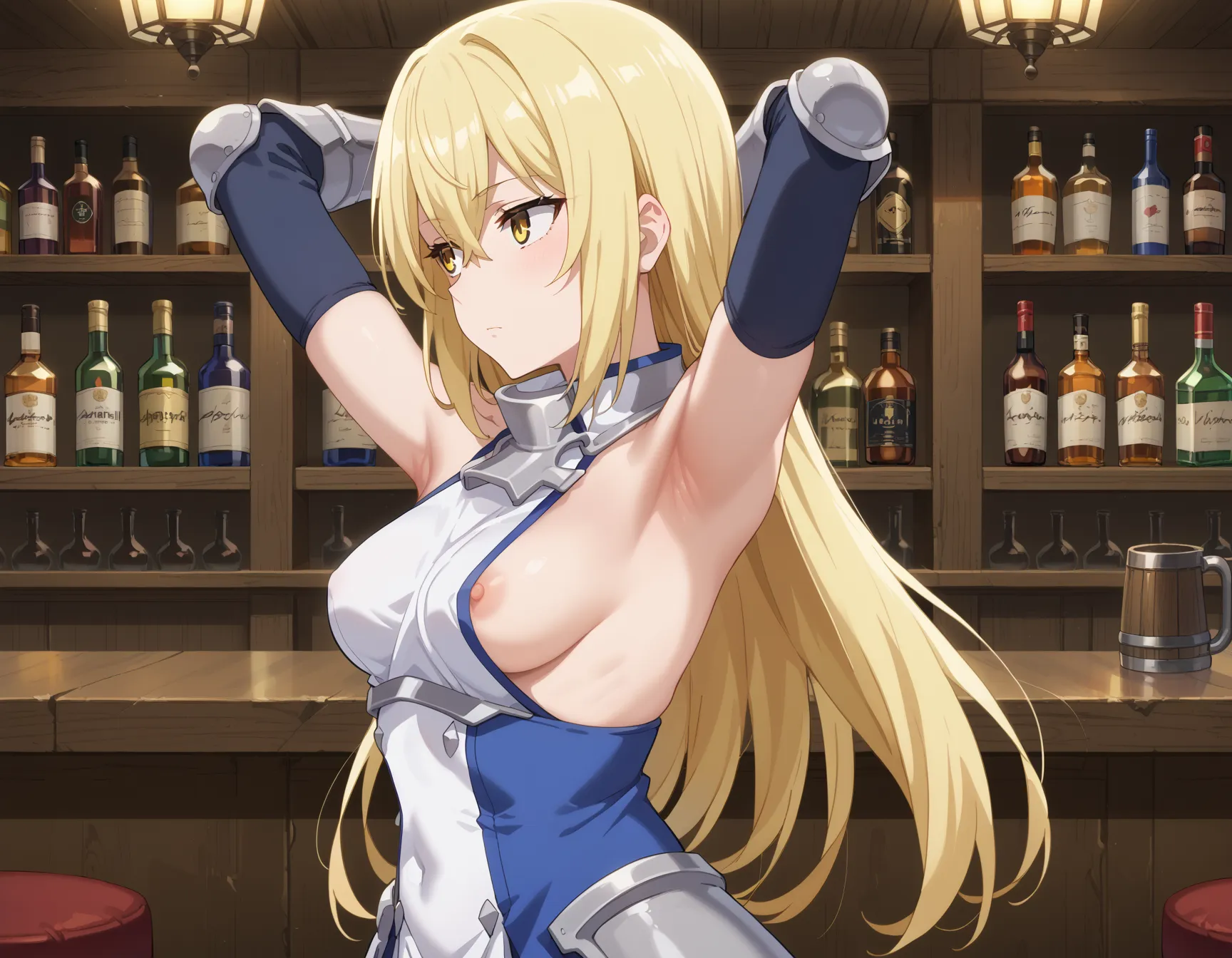 【「腋・脇」AIエロ画像（イラスト・アニメ・二次元風）4705枚まとめ！(151ページ目)のエロ画像8枚目