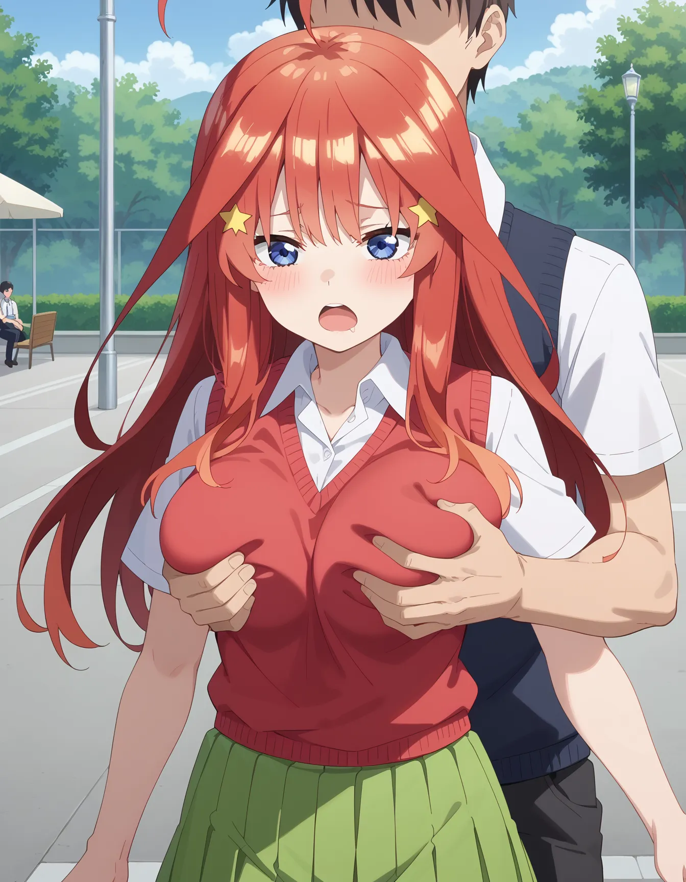 【「学制服」AIエロ画像（イラスト・アニメ・二次元風）4855枚まとめ！(154ページ目)のエロ画像25枚目