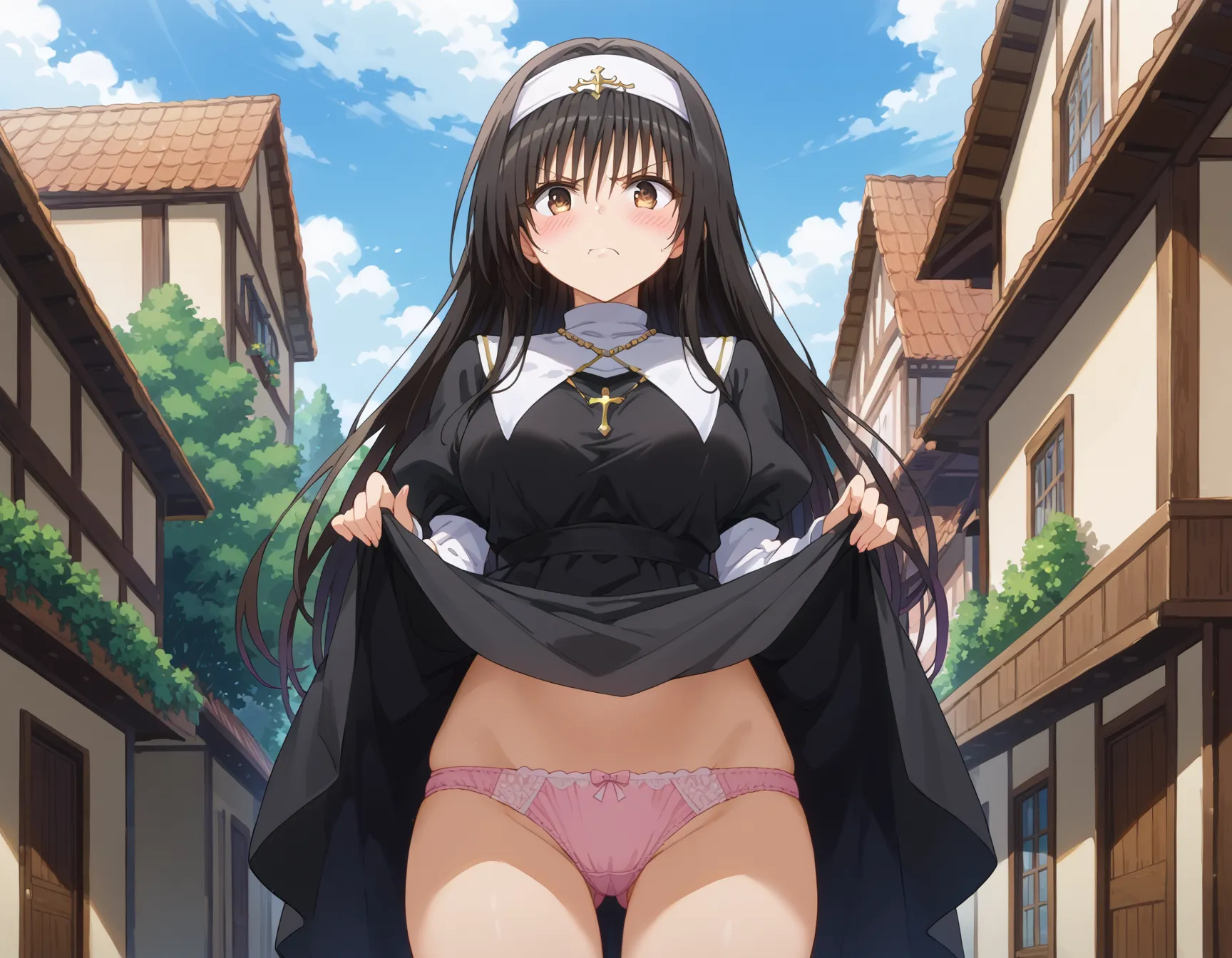 【「下着（ブラジャー・パンティ）」AIエロ画像（イラスト・アニメ・二次元風）15996枚まとめ！(509ページ目)のエロ画像15枚目