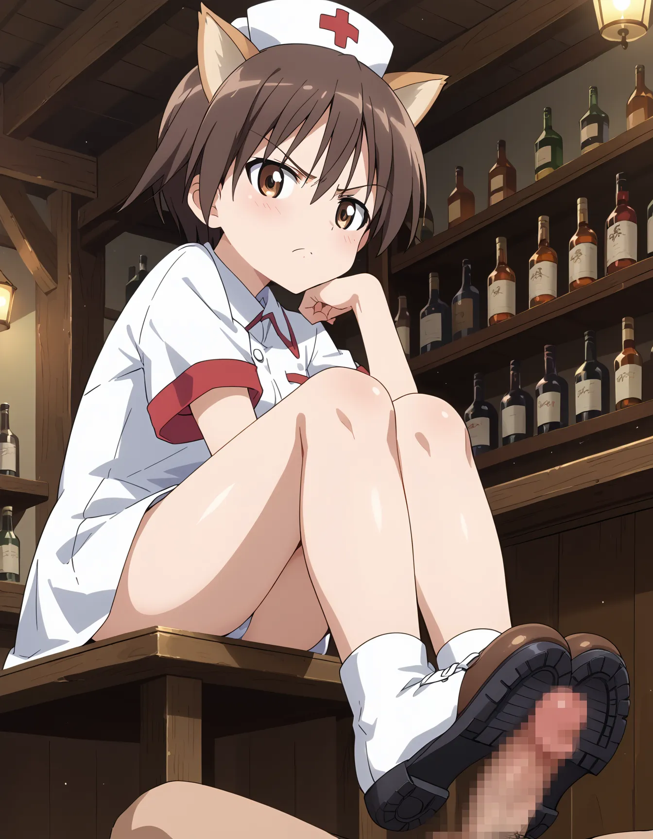 【「ナース・看護婦」AIエロ画像（イラスト・アニメ・二次元風）654枚まとめ！(21ページ目)のエロ画像27枚目