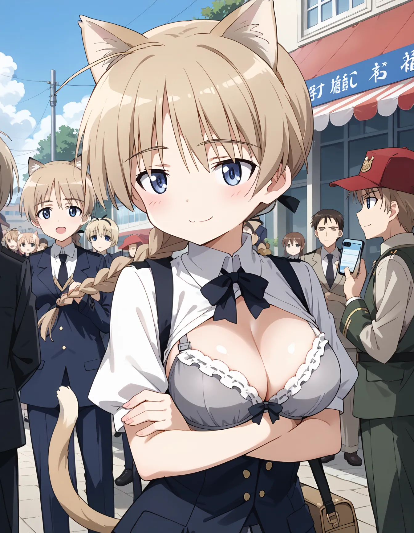 【「下着（ブラジャー・パンティ）」AIエロ画像（イラスト・アニメ・二次元風）15996枚まとめ！(508ページ目)のエロ画像30枚目