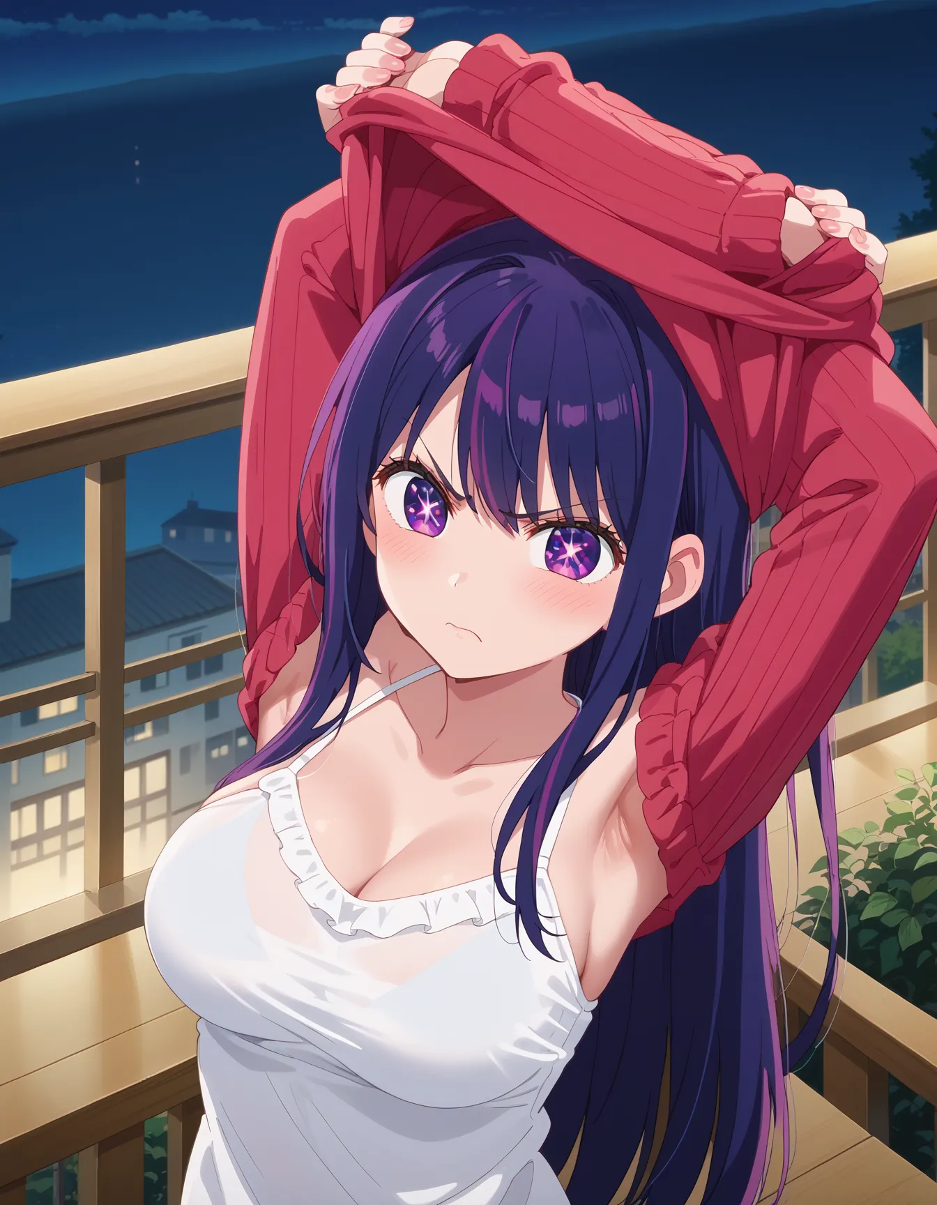 【「下着（ブラジャー・パンティ）」AIエロ画像（イラスト・アニメ・二次元風）15996枚まとめ！(508ページ目)のエロ画像13枚目