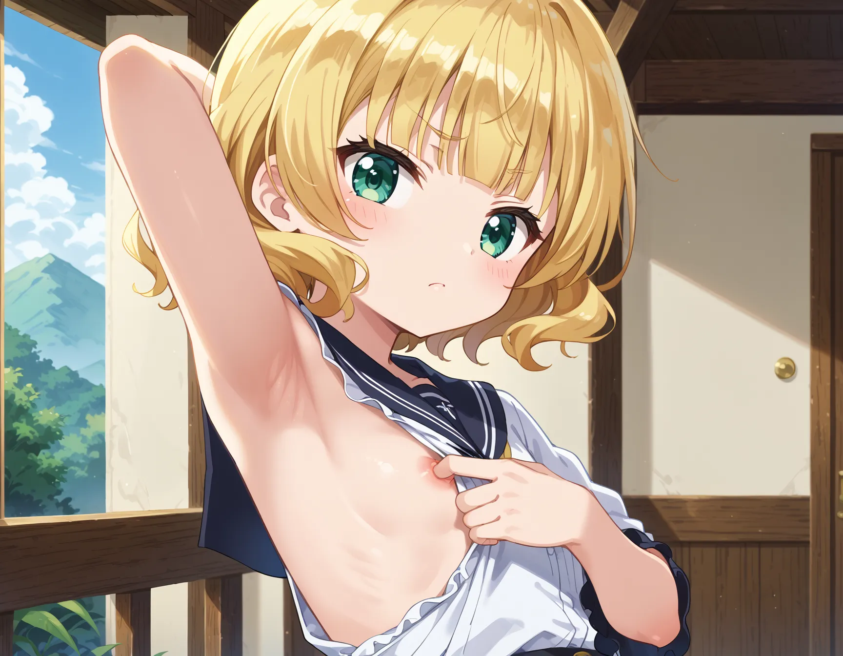【「腋・脇」AIエロ画像（イラスト・アニメ・二次元風）4705枚まとめ！(150ページ目)のエロ画像27枚目
