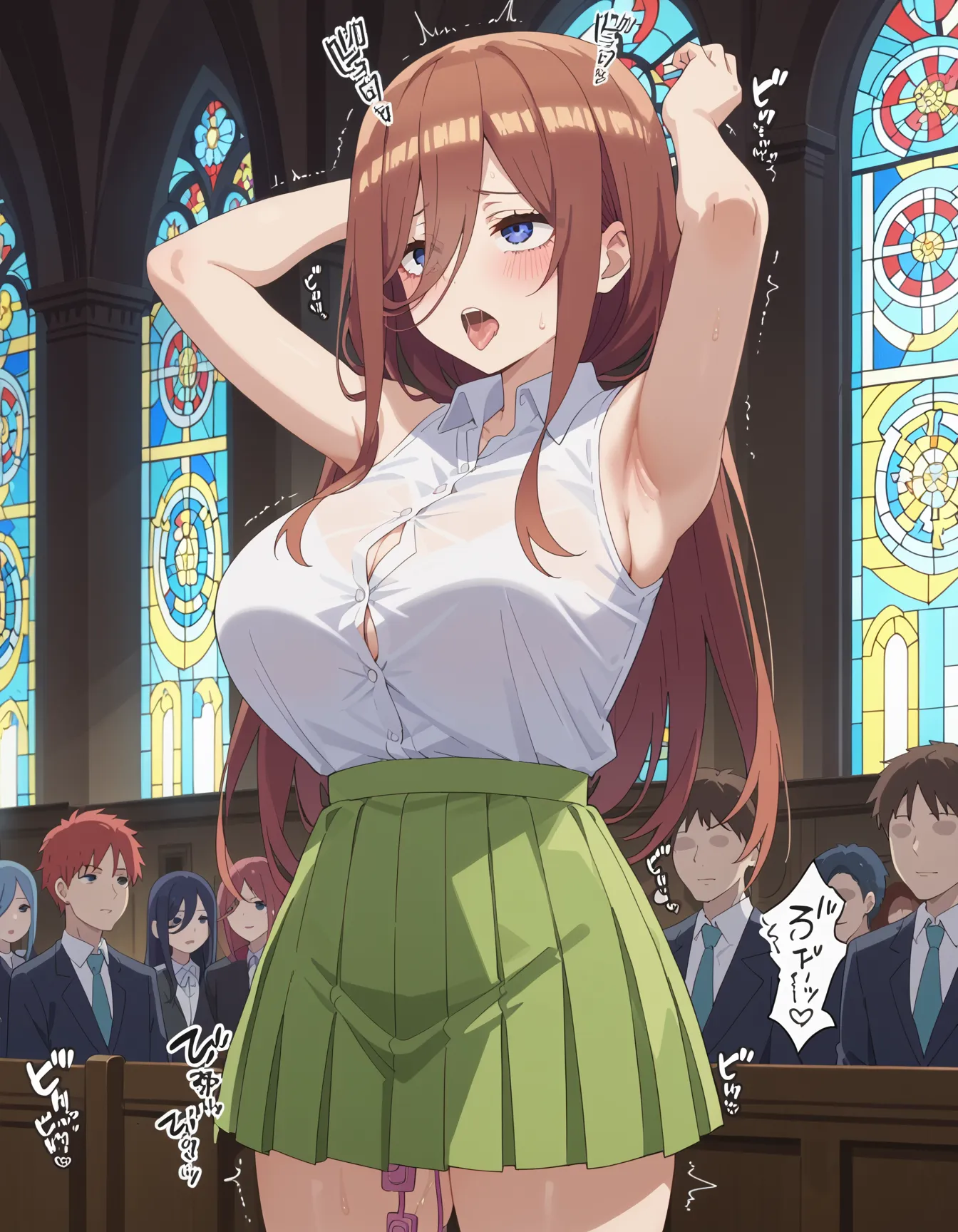 【「下着（ブラジャー・パンティ）」AIエロ画像（イラスト・アニメ・二次元風）15996枚まとめ！(507ページ目)のエロ画像11枚目