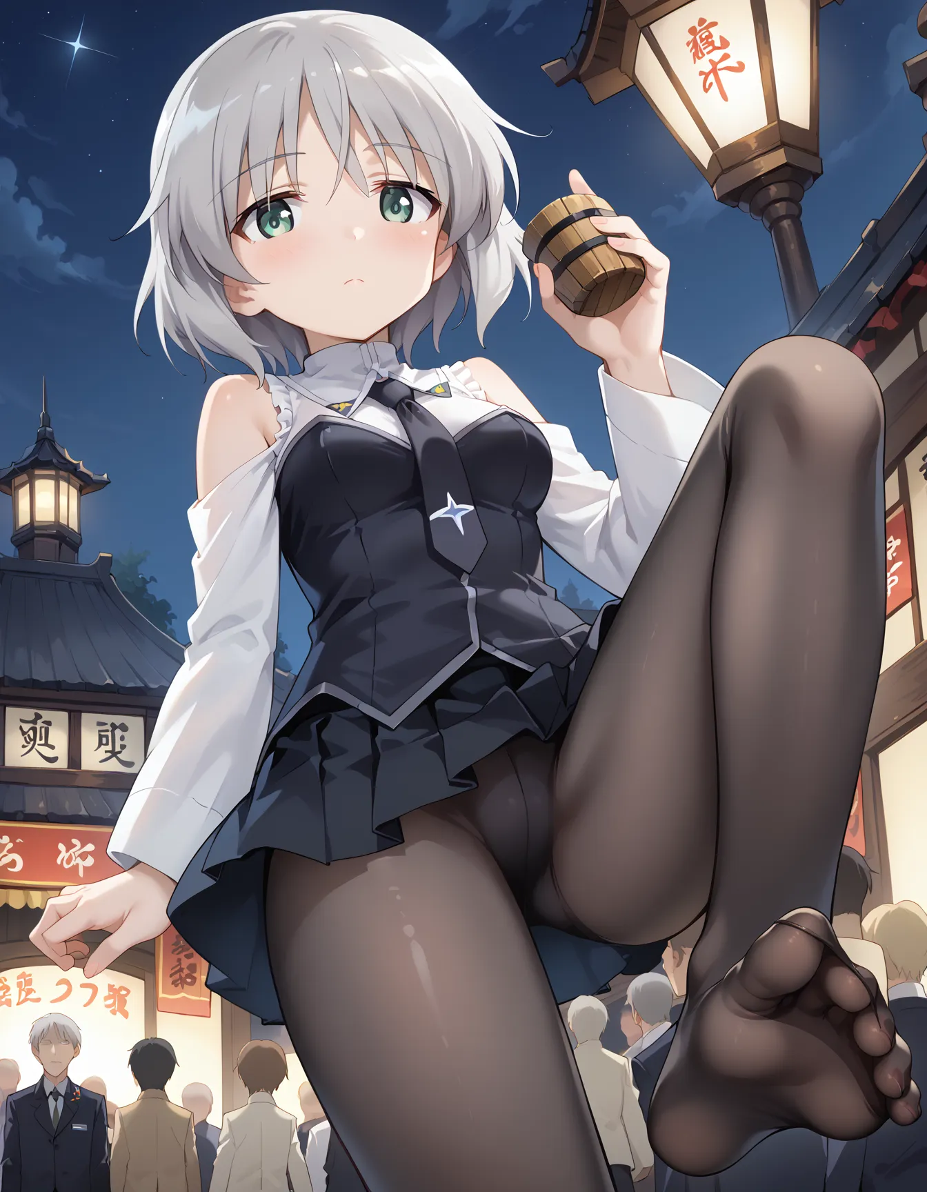 【「ロリ・小柄×パンスト」AIエロ画像（イラスト・アニメ・二次元風）422枚まとめ！(14ページ目)のエロ画像11枚目